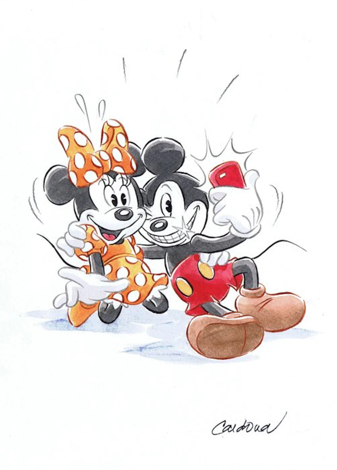 Cardona - 1 Watercolour - Mickey Mouse