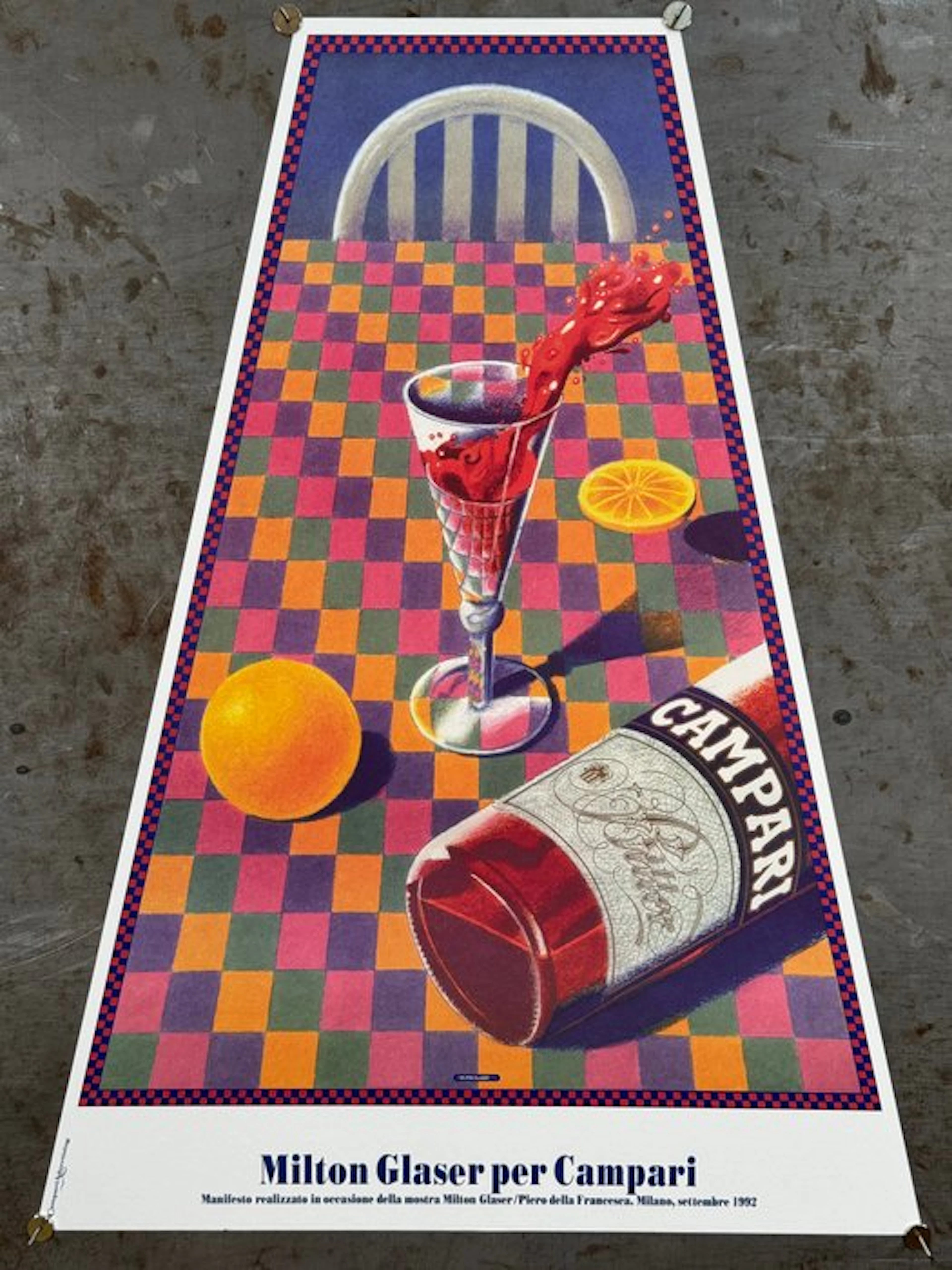 Milton Glaser - Campari | Mostra “Milton Glaser / Piero della Francesca”