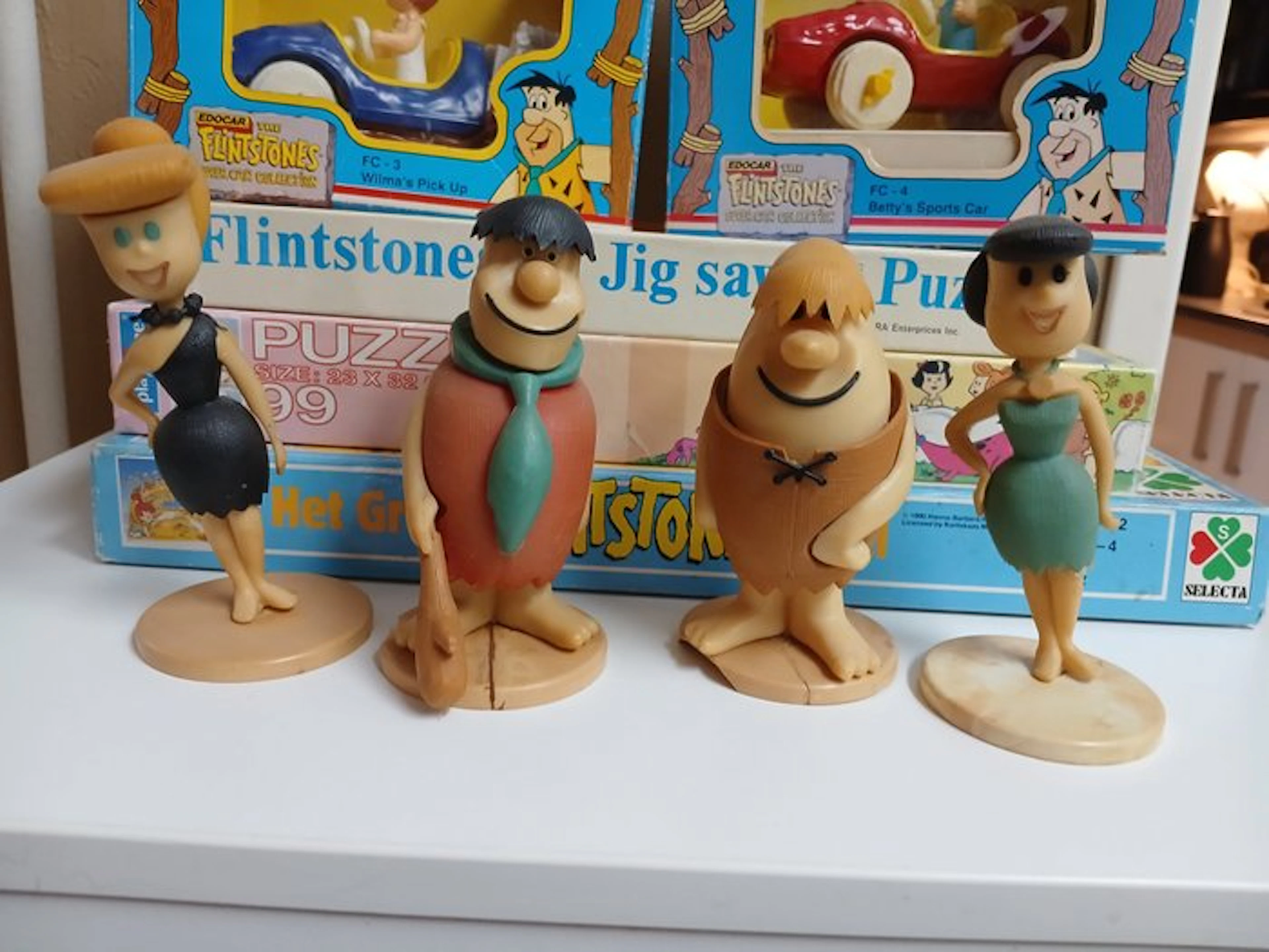 Edocar - Hanna-Barbera - Figure - The Flintstones beeldjes (set) (9) - ABS