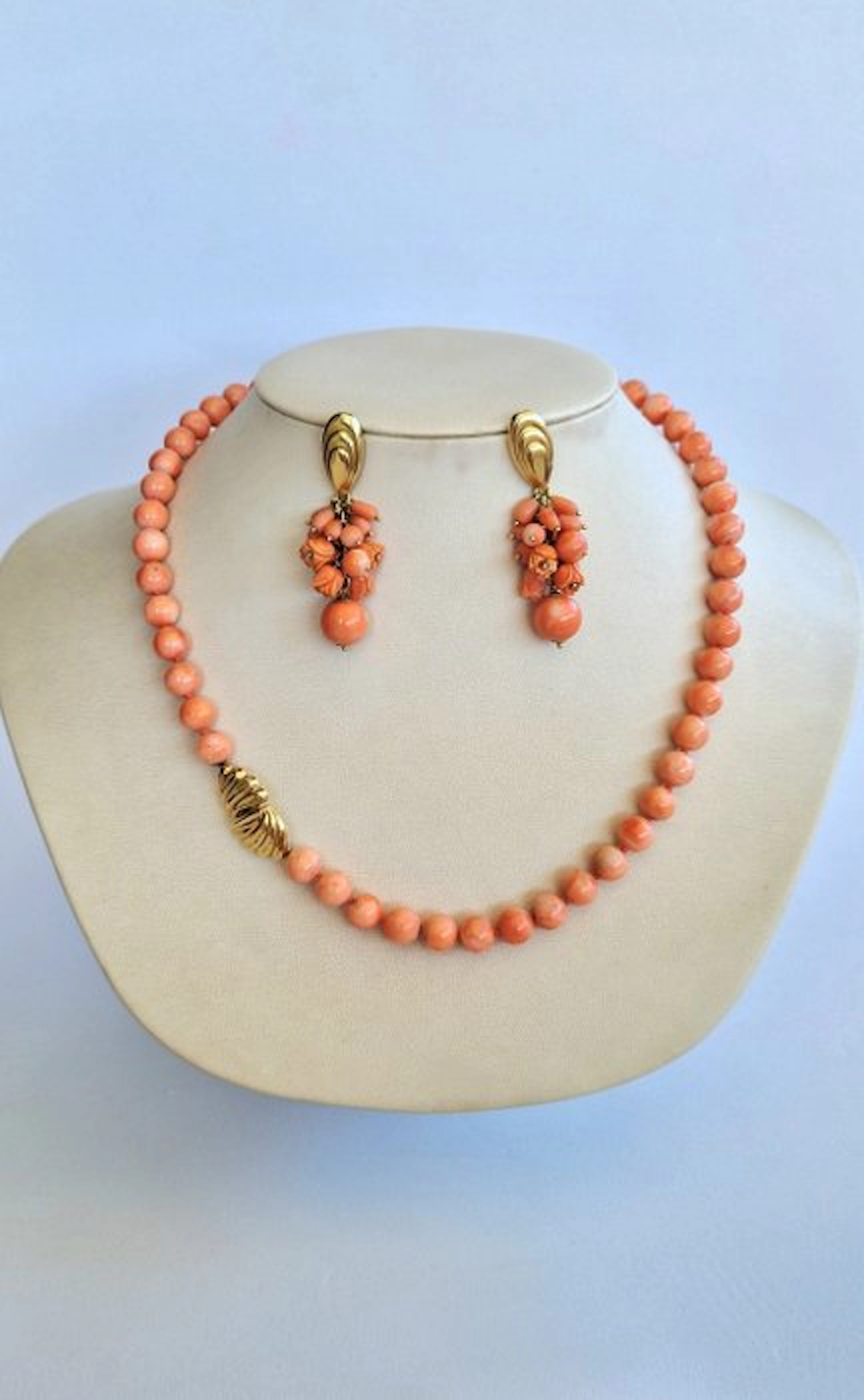 2 piece jewellery set - 18 kt