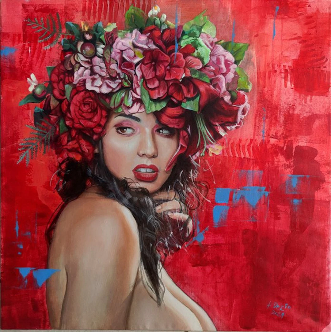 Francesco Dezio - Woman in red