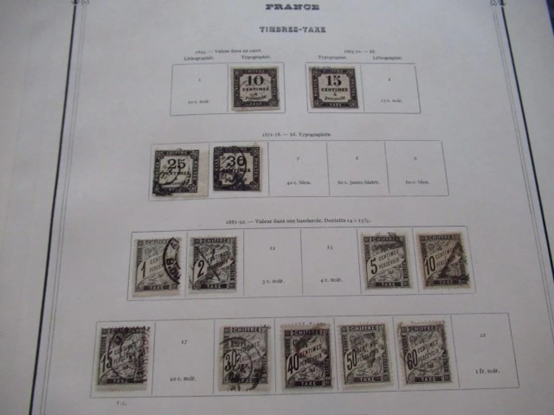 France - fin de catalogue avec occupation allemande, collection de timbres