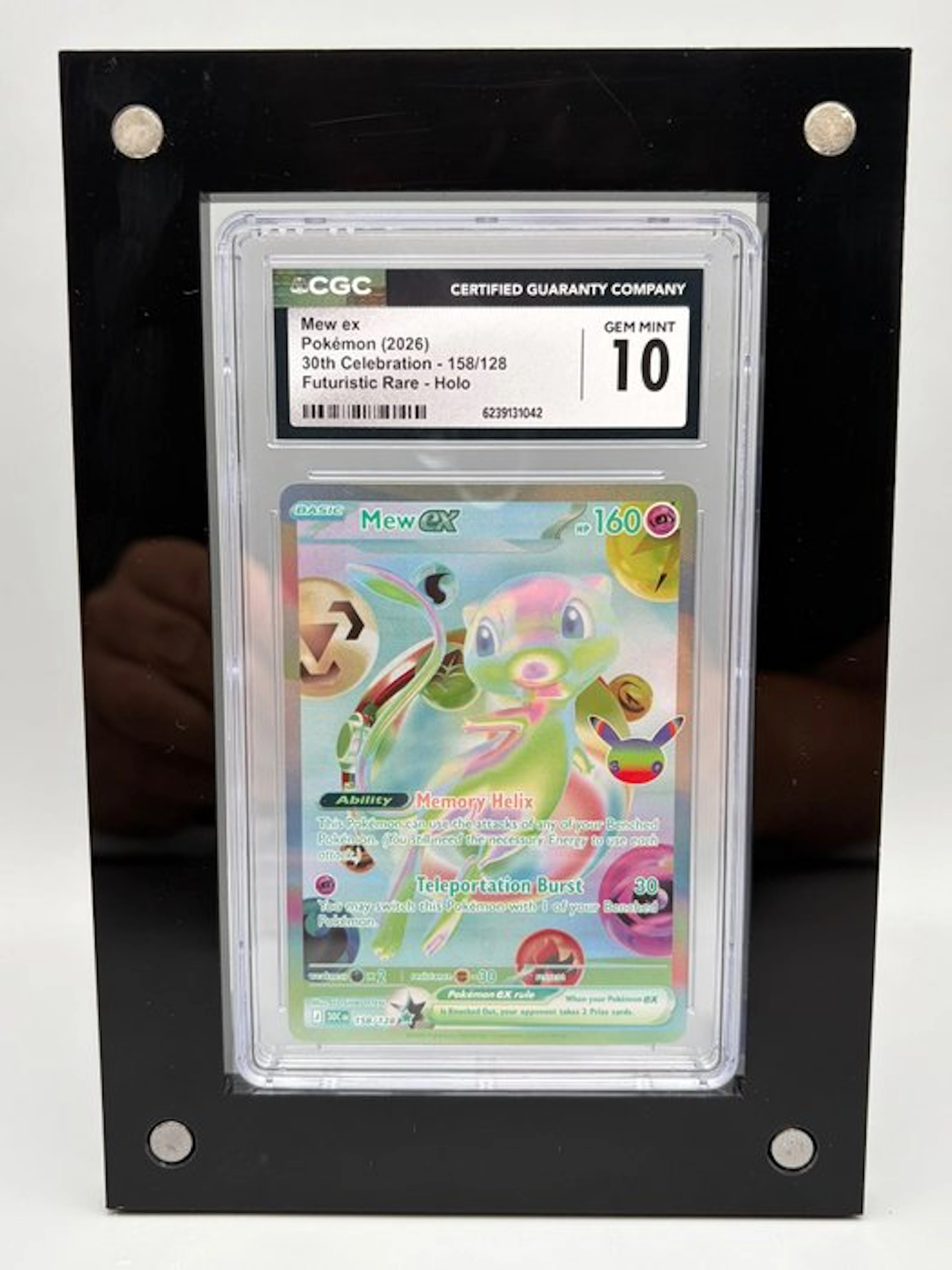 Pokémon - 1 Graded card - Mew ex - 30th Celebration...