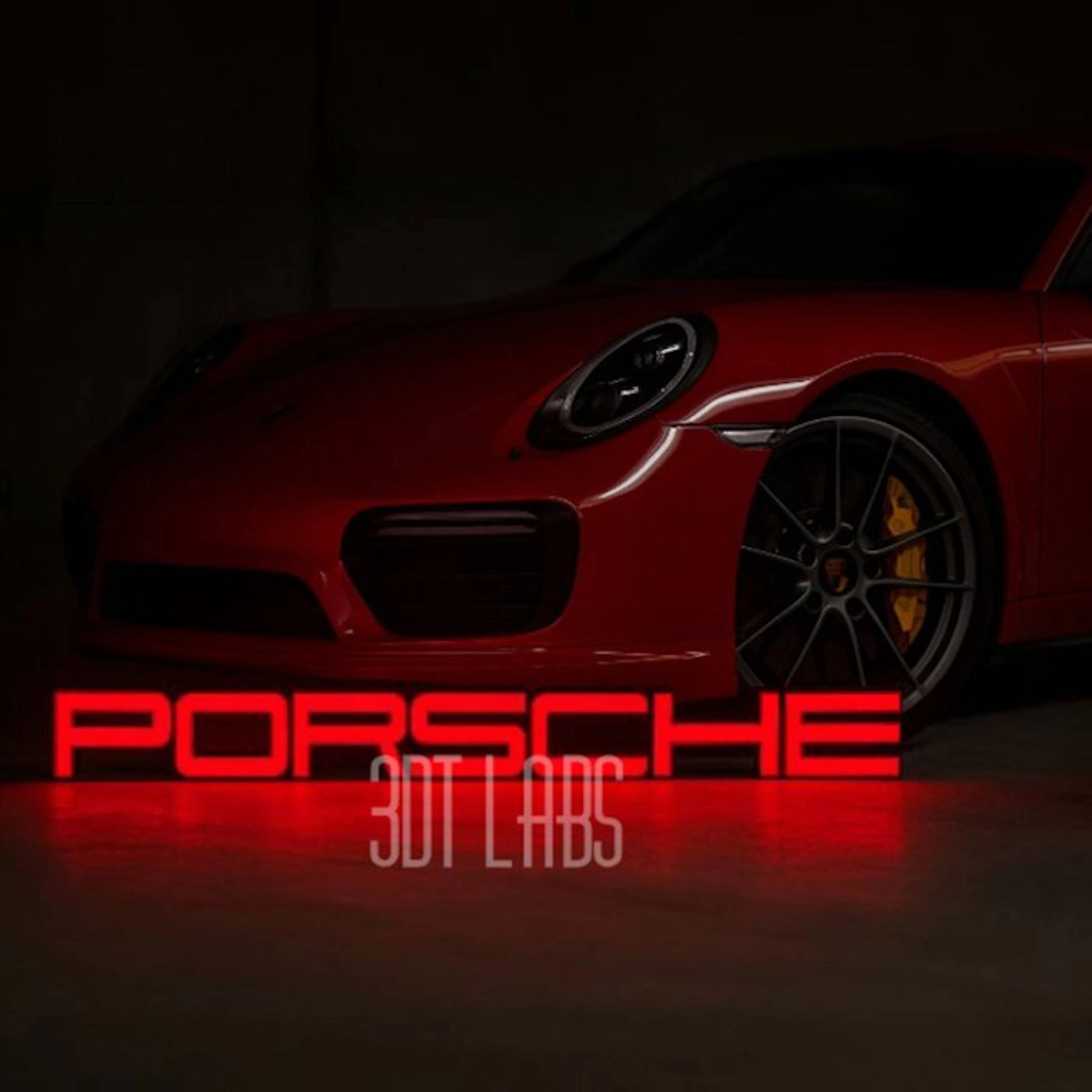 Sign - Porsche - 75cm Led XL - 2025