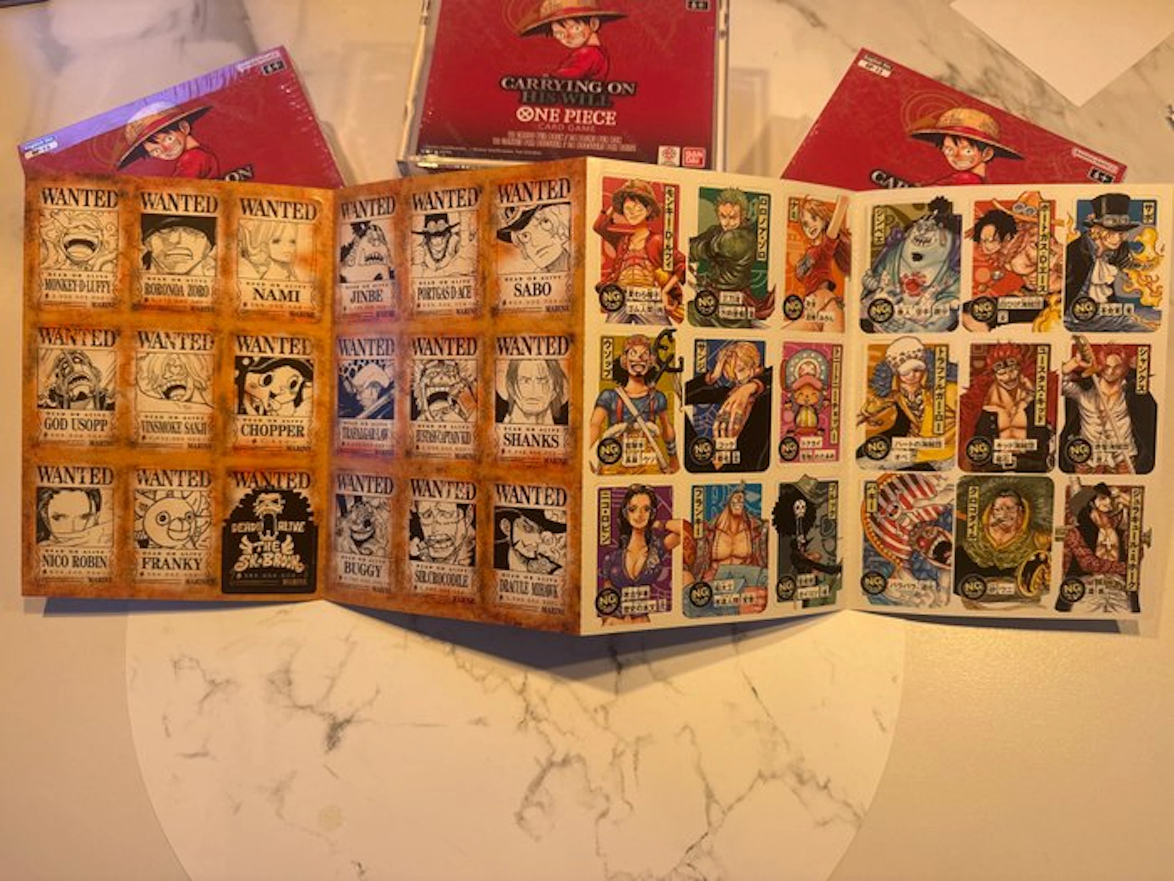Bandai - 36 Uncut sheet - One Piece