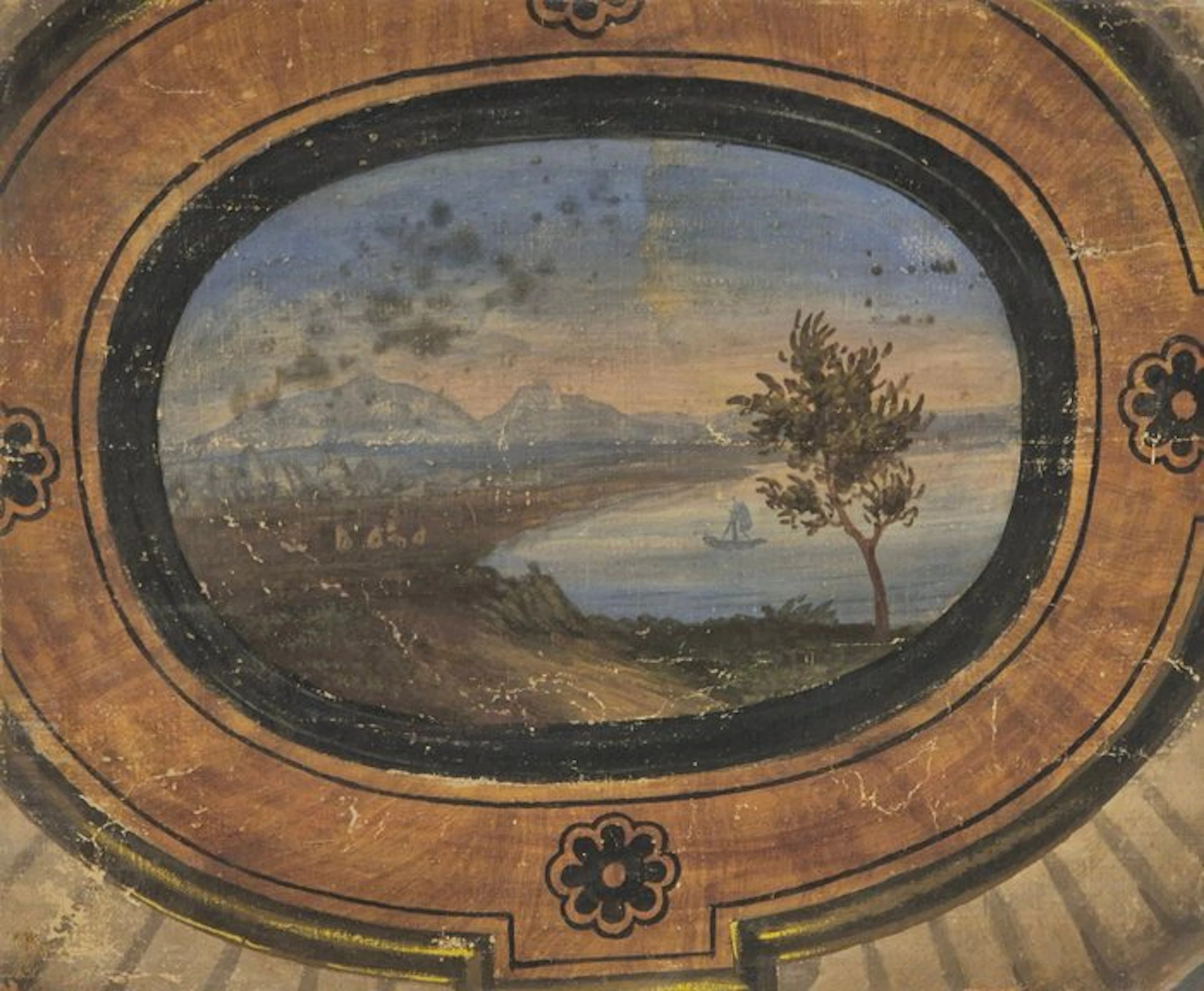 Italian school (XIX) - Paesaggio lacustre