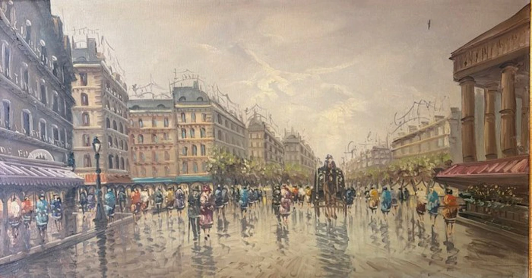 Giulio De Simone (1936-2020) - Parigi boulevard