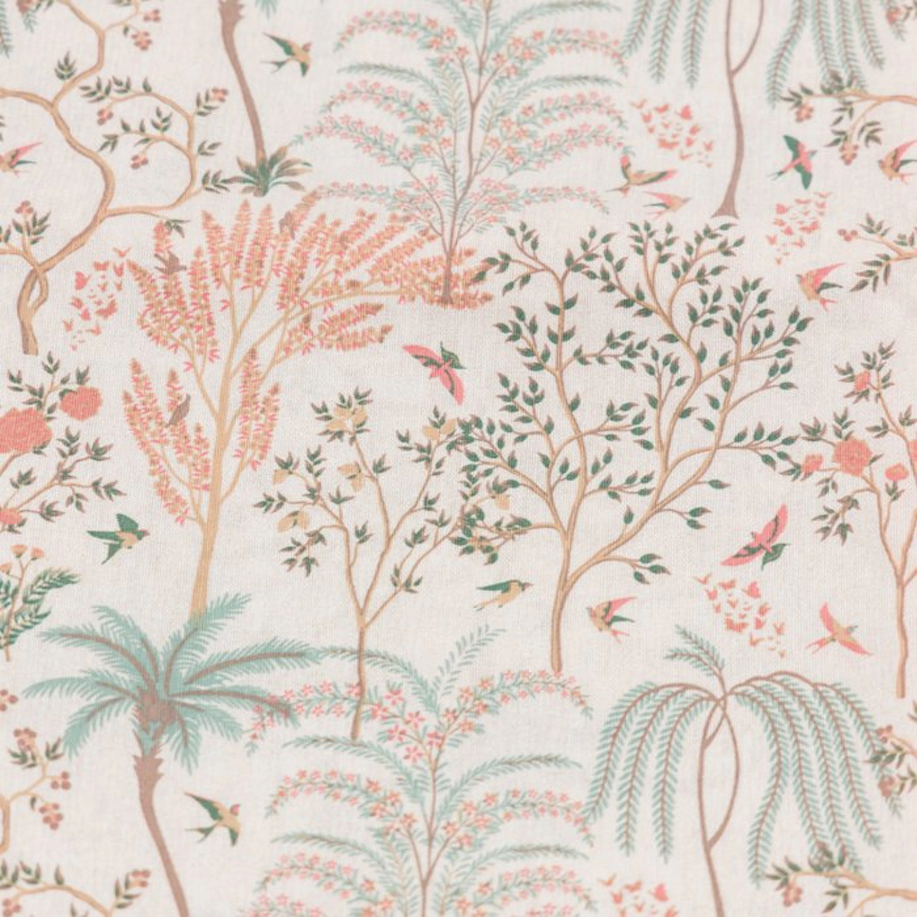 BA172 - Fabric “Secret Garden” – Delicate pastel...
