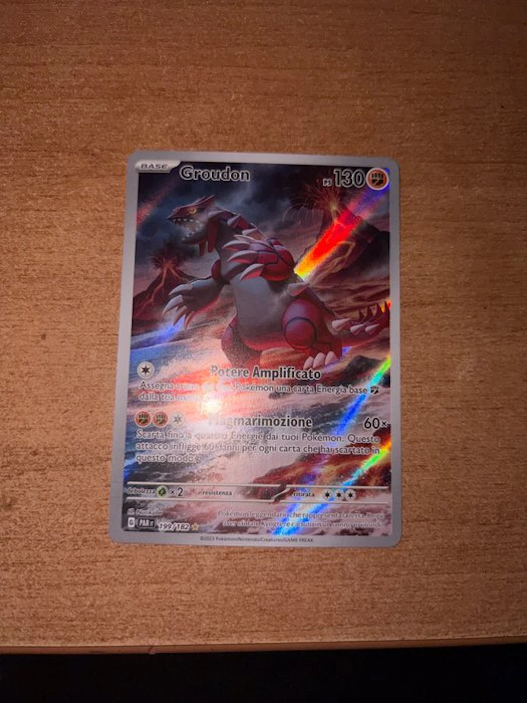 Pokémon - 1 Card - Groudon 199/192 Foil, Full art, Secret rare