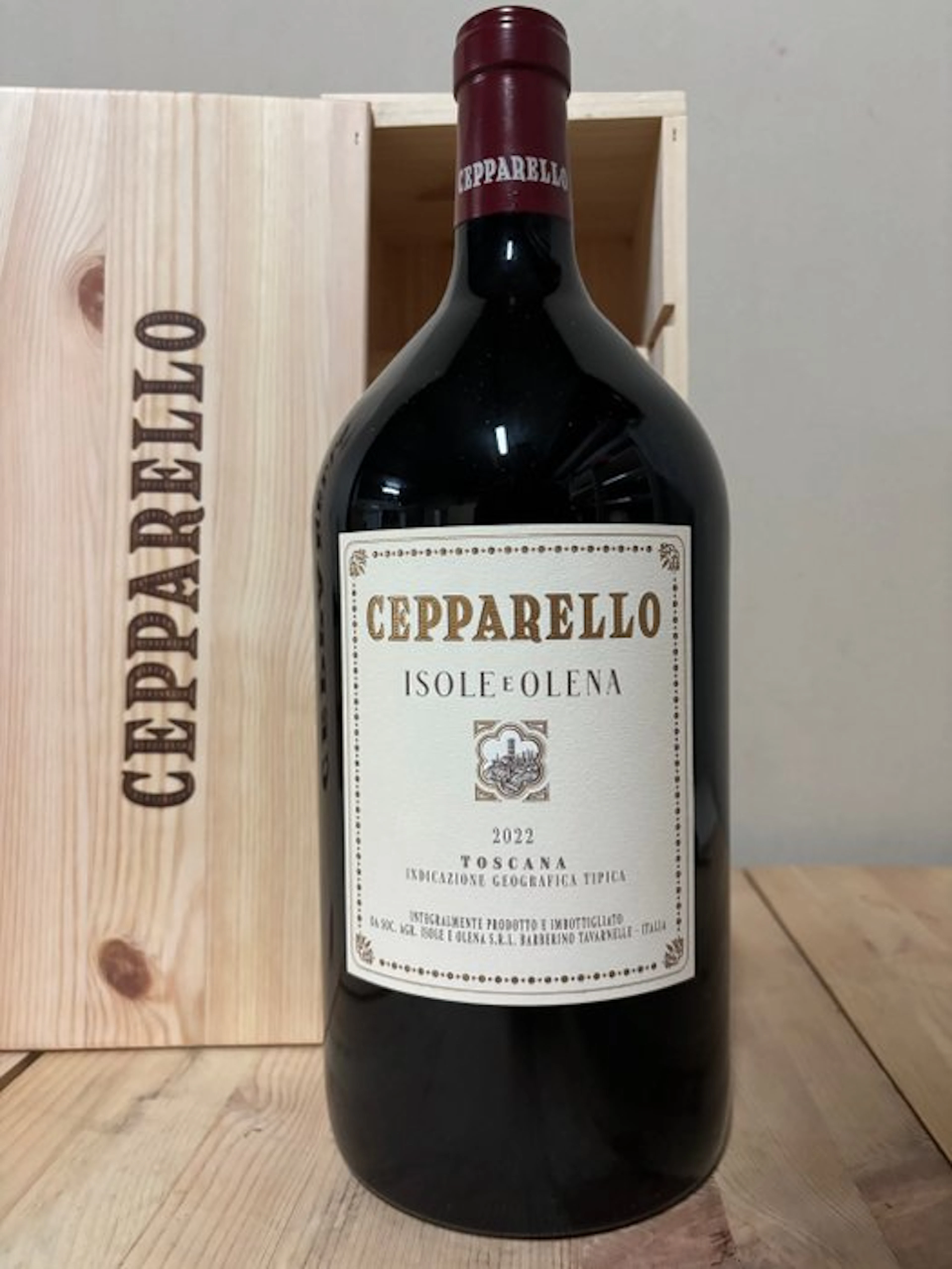 2022 Isole e Olena Cepparello - Tuscany IGT - 1 Double Magnum/Jeroboam (3.0L)