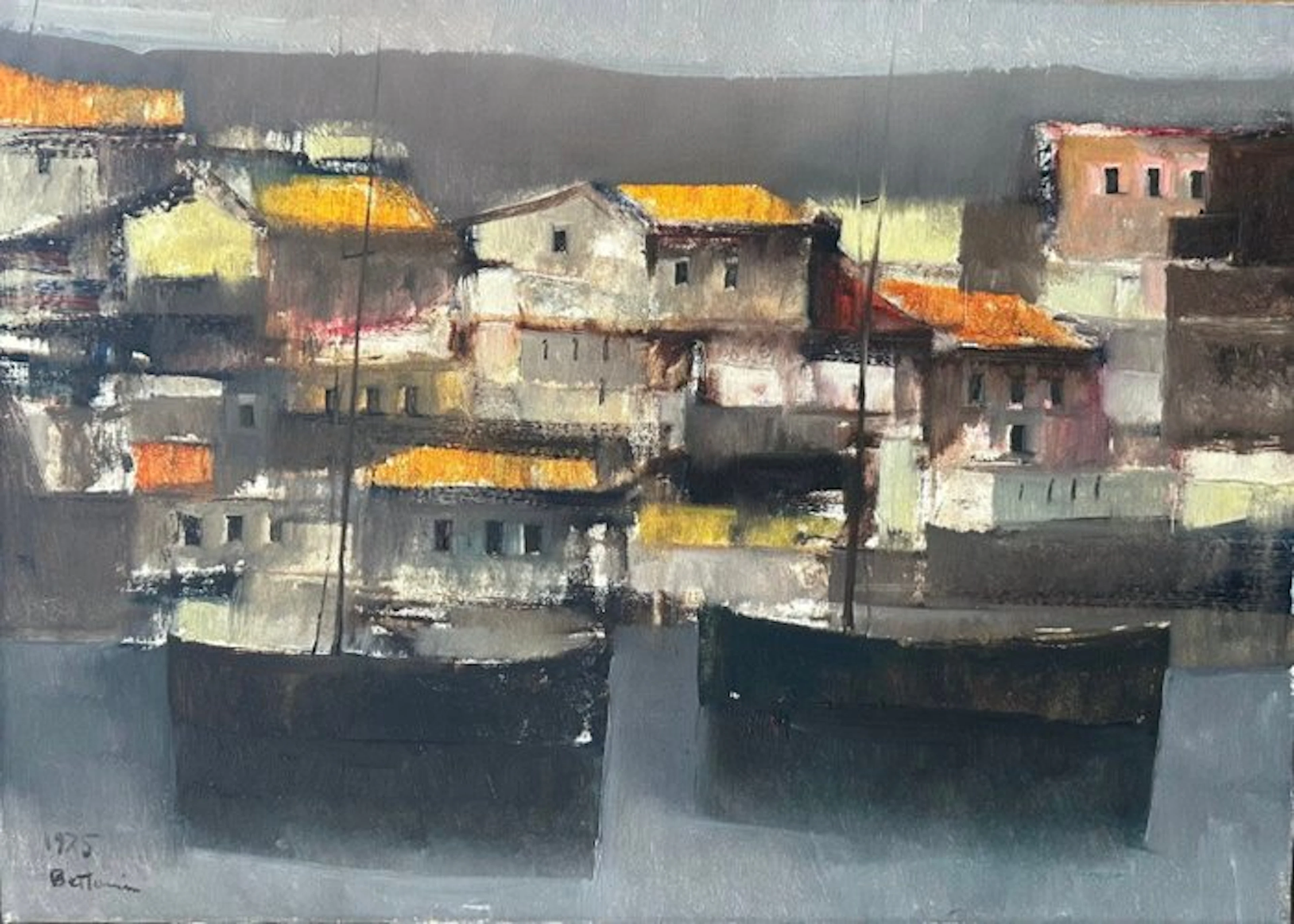 Lido Bettarini (1927–2019) - Marina, 1975 – Olio su tela
