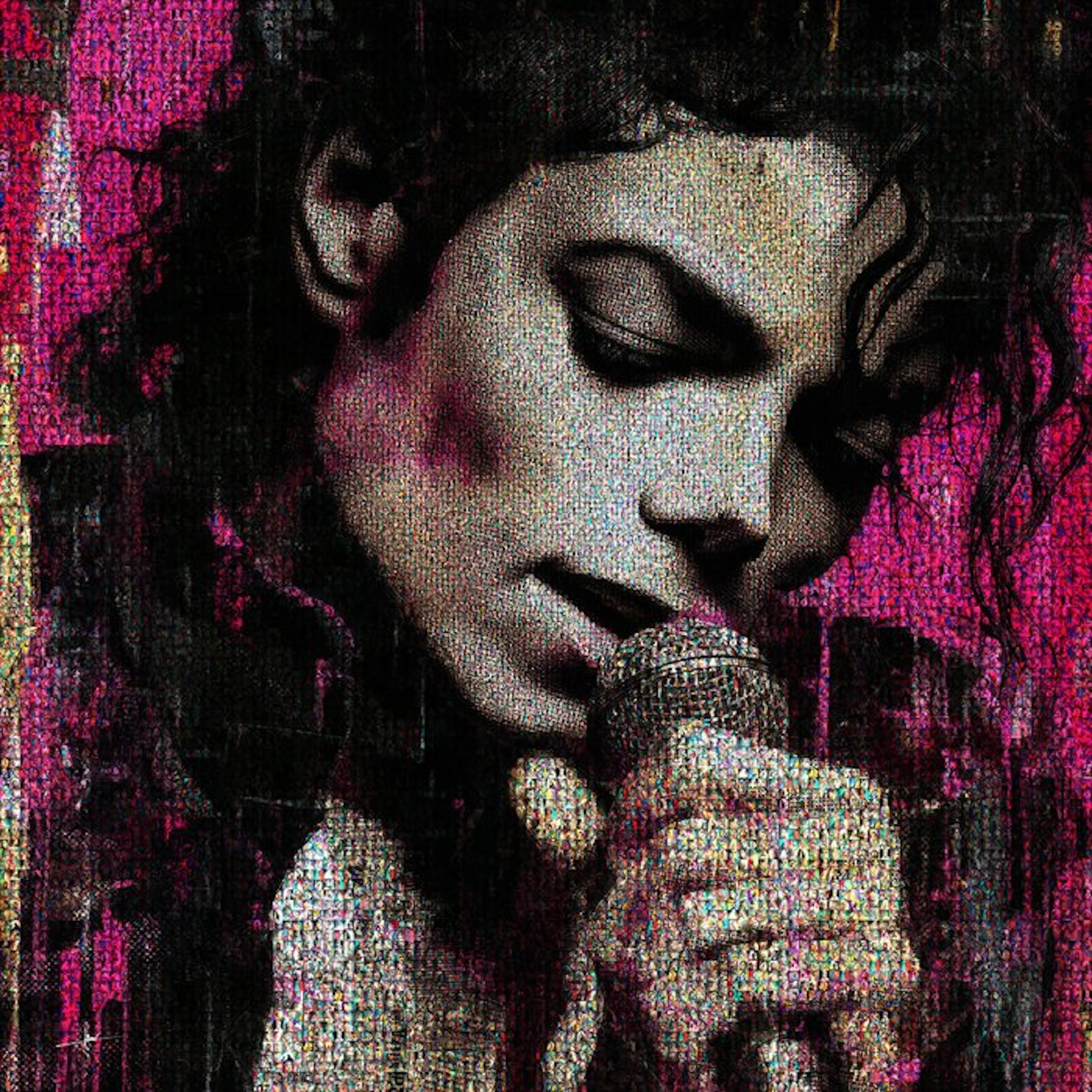David Law - Crypto The Moonwalker III - Michael Jackson - Format XL 60x60
