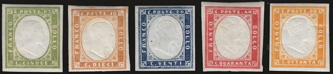 Italian Ancient States - Sardinia - 18758-62