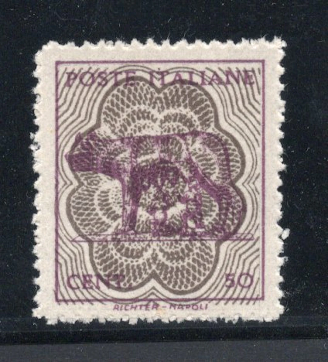 Italy Kingdom - Lupa - Different color Sassone no
