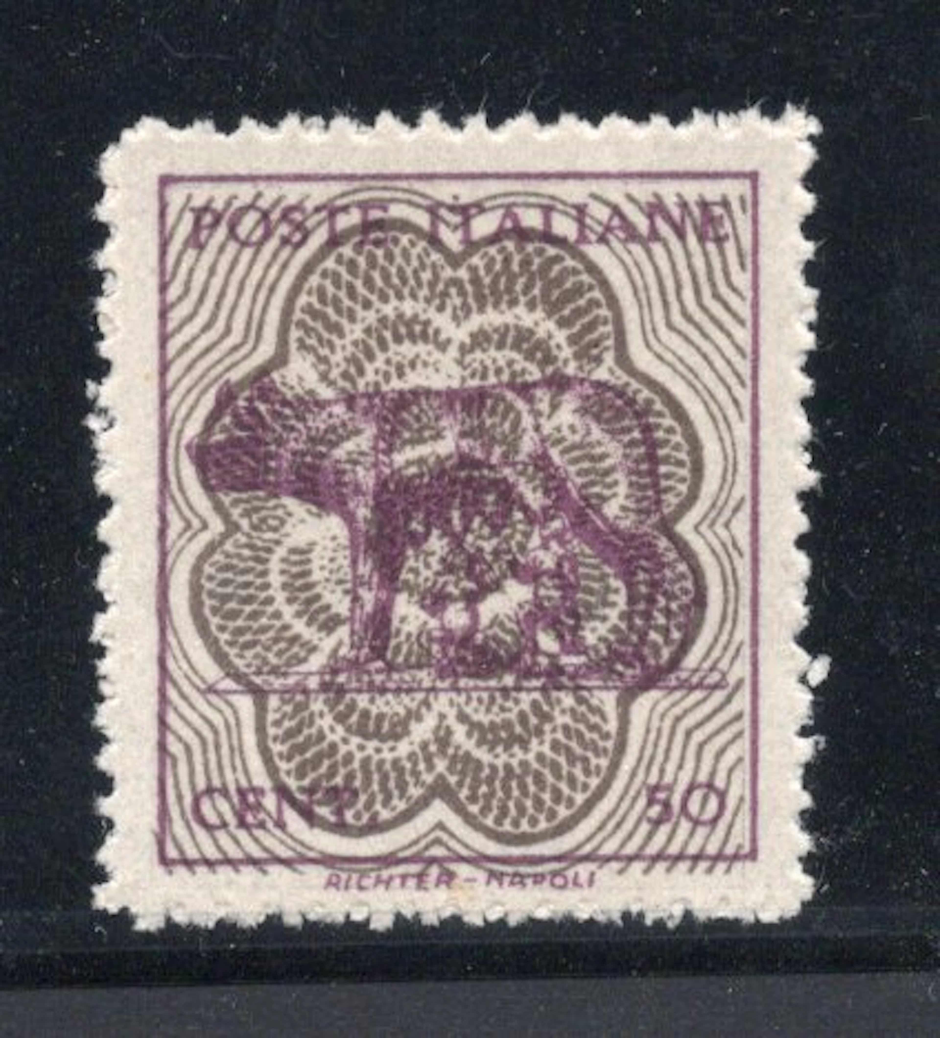 Italy Kingdom - Lupa - Different color Sassone no