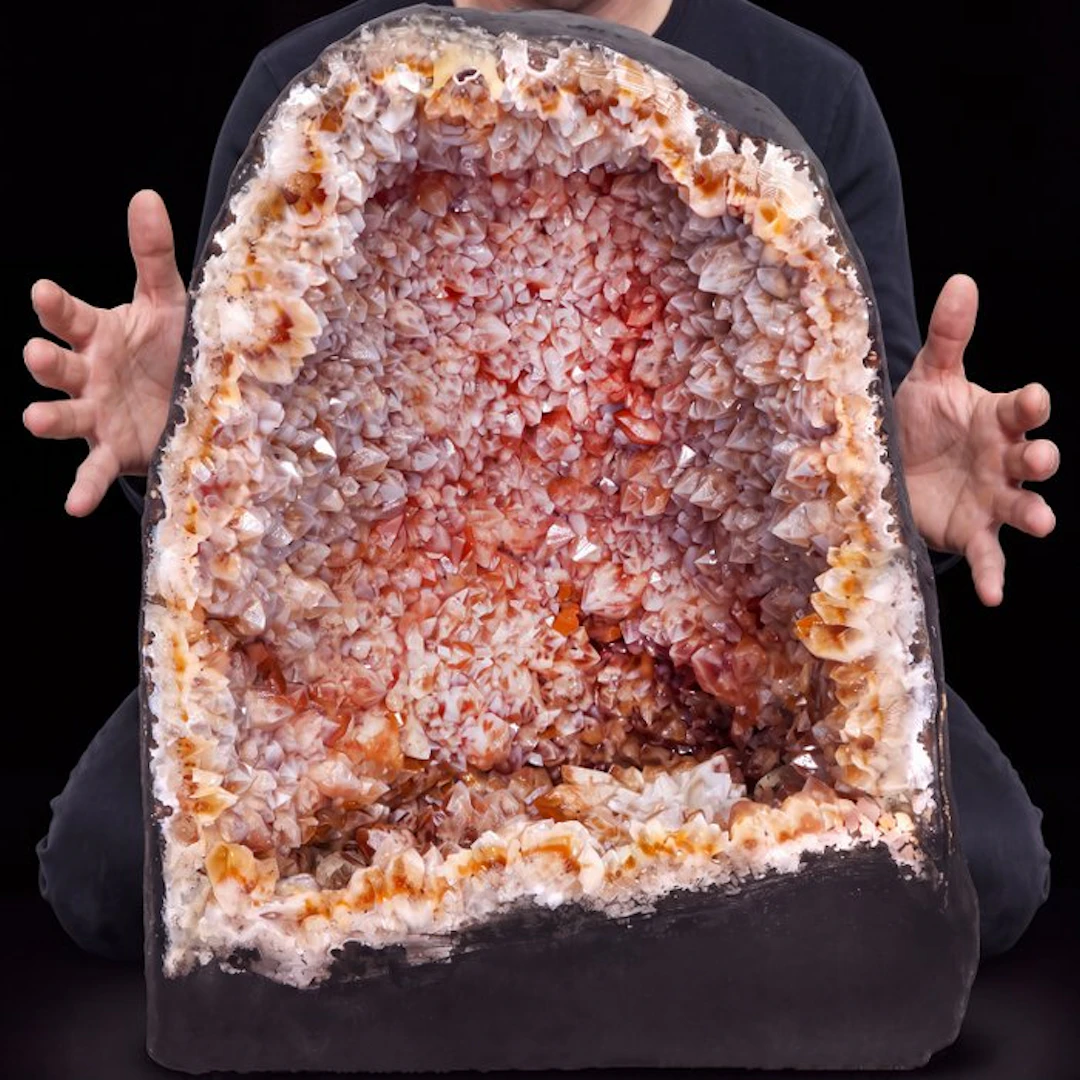Ametrine - Cathedral Geode - 37x29x27 cm- 20.9 kg