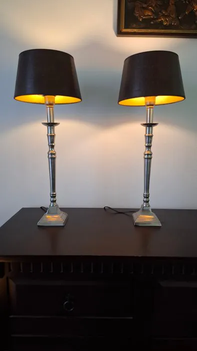 Table lamp (2) - Chrome - table lamps