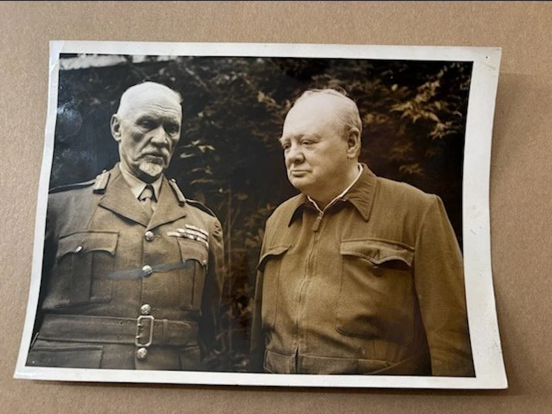 War Office Photograph - Field Marshal Smuts at Downing Street