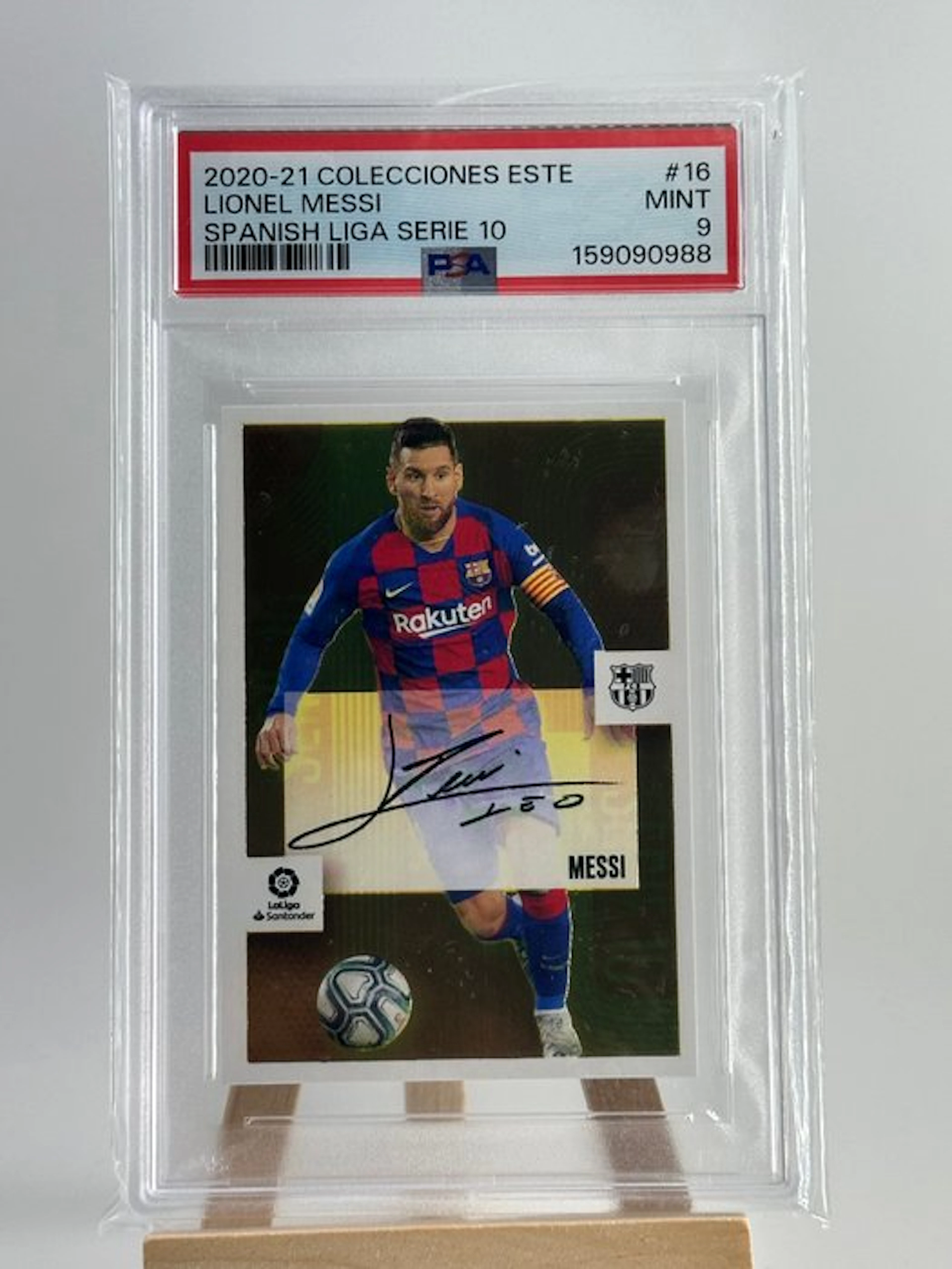 2020/21 Panini Spanish Liga Serie 10 Lionel Messi 16 Foil
