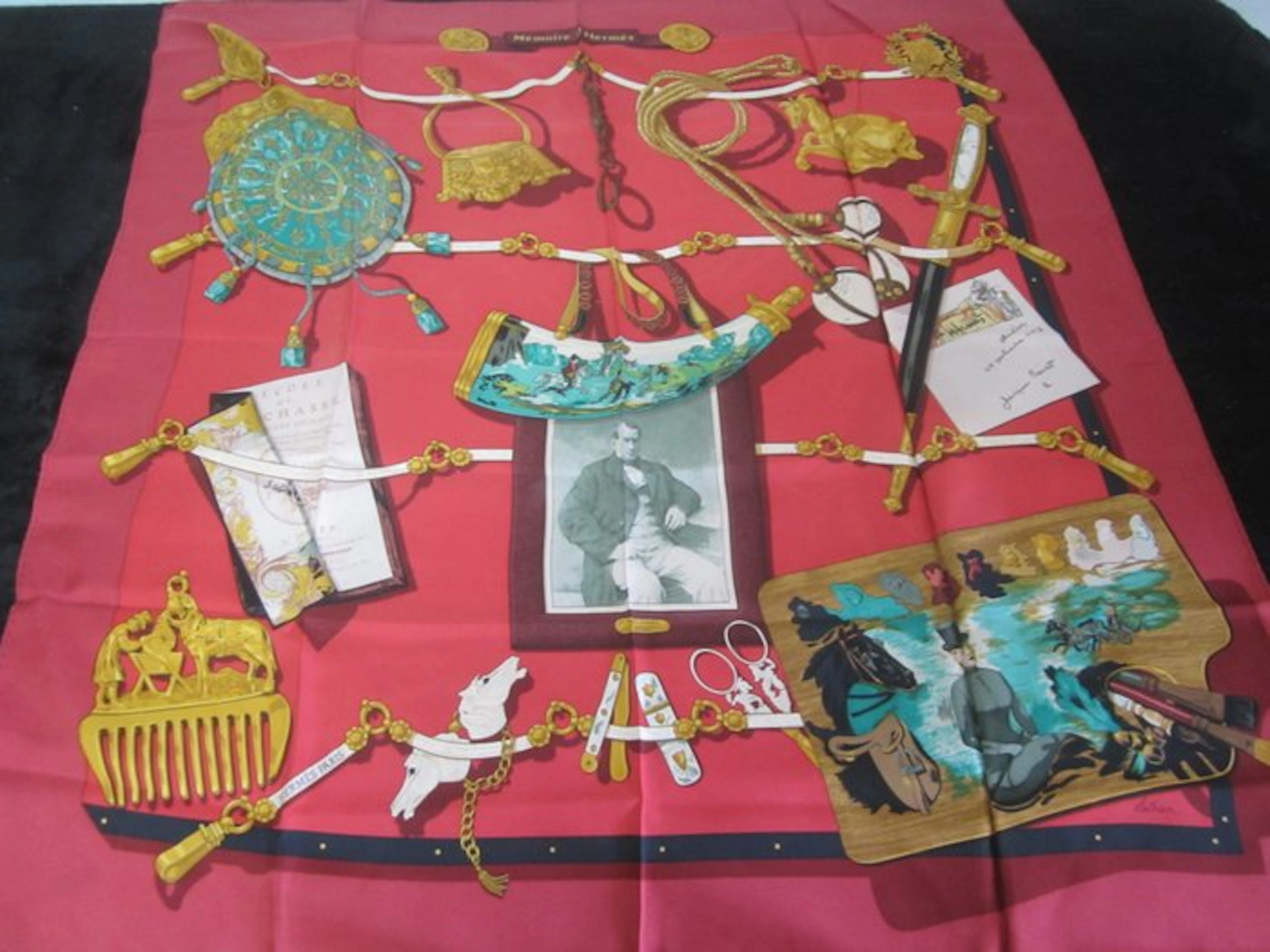 Hermès - Mémoire d'Hermès DE C LATHAM DE 1992 - Foulard