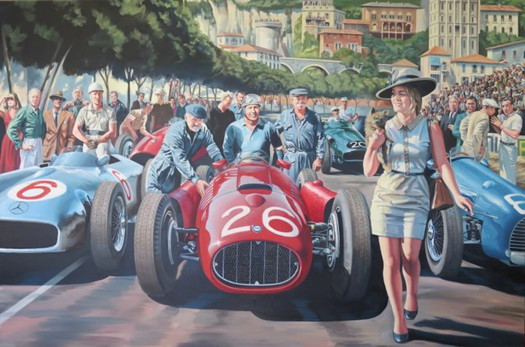 Lancia D50 #26 - Alberto Ascari/Grace Kelly Monaco Grand...
