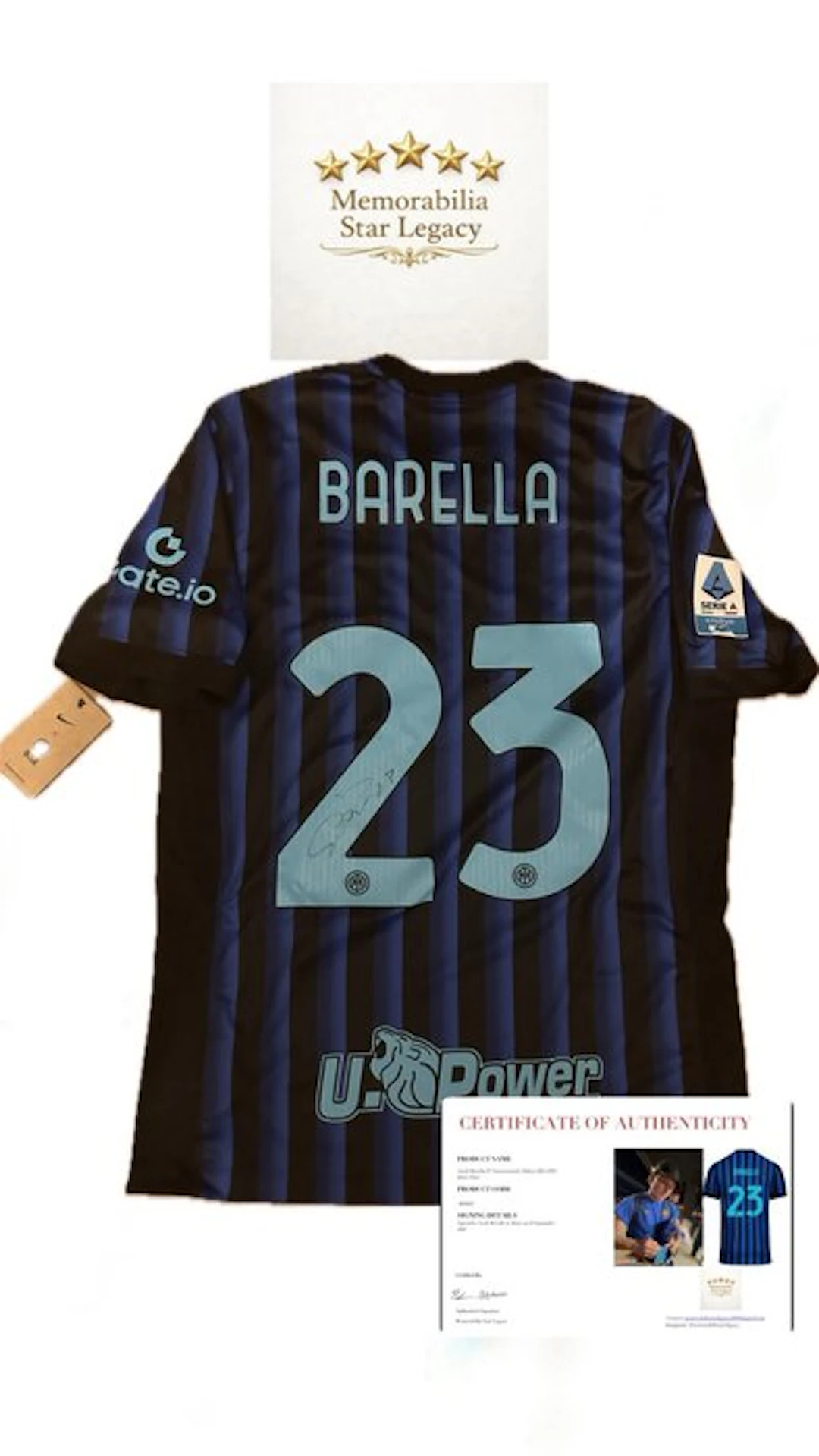 Inter Milan - Italian Football League - Nicolò Barella - 2026 - Football shirt