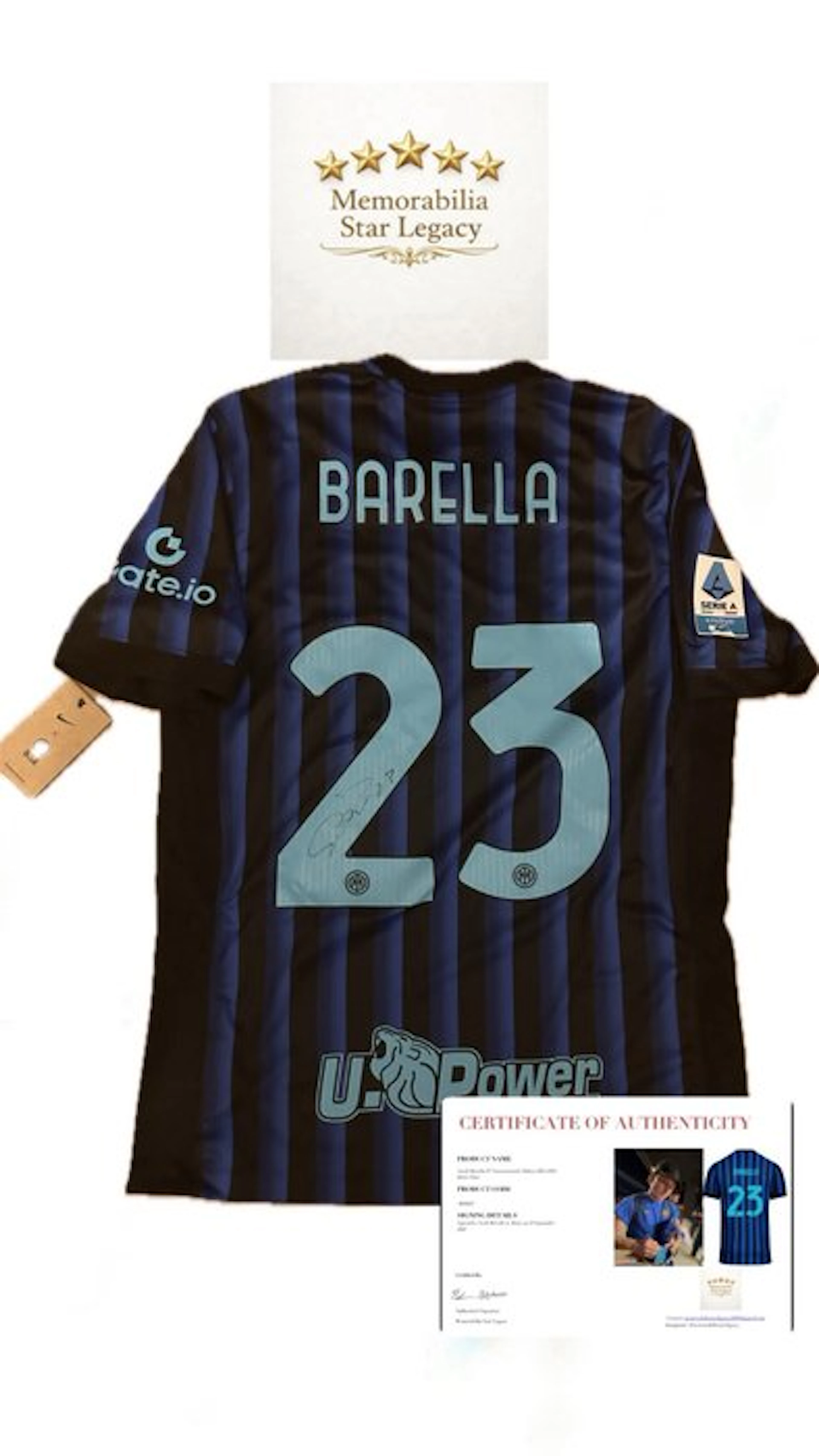 Inter Milan - Italian Football League - Nicolò Barella - 2026 - Football shirt