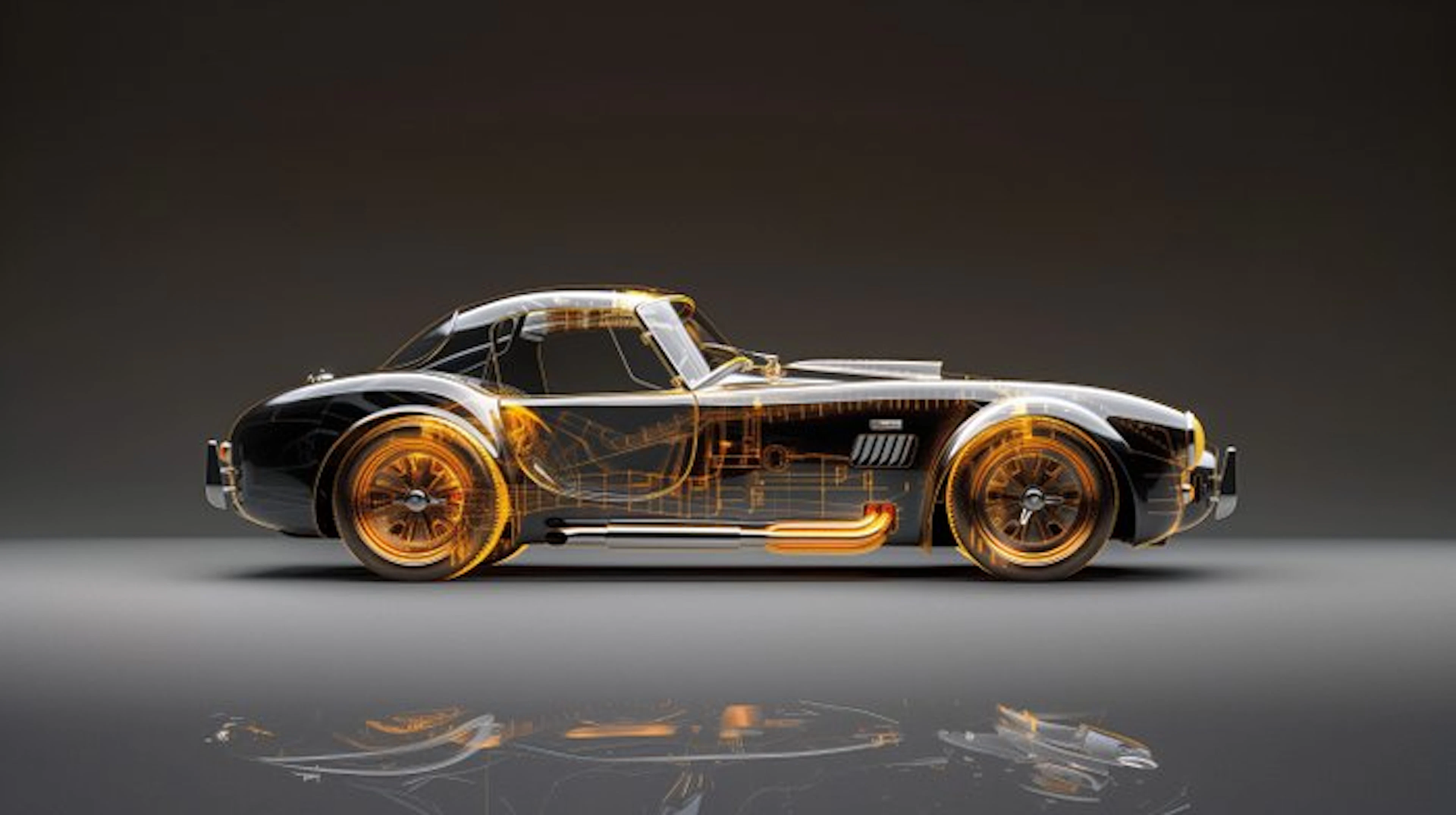 CREATIVE_HUB - SHELBY AC COBRA BLACK TRANSPARENCY