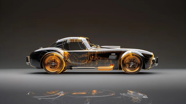 CREATIVE_HUB - SHELBY AC COBRA BLACK TRANSPARENCY