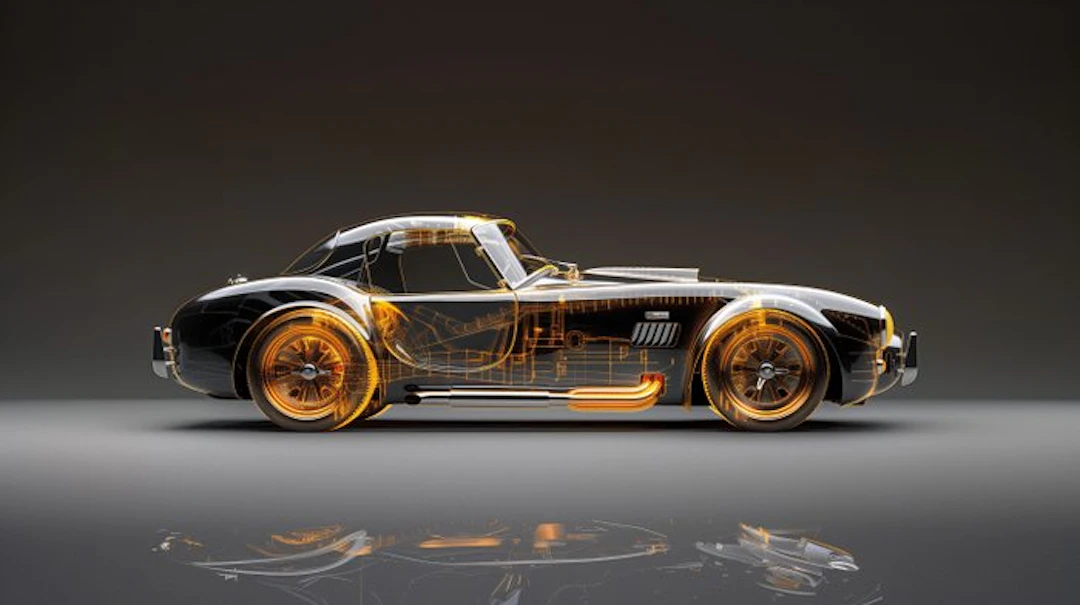 CREATIVE_HUB - SHELBY AC COBRA BLACK TRANSPARENCY