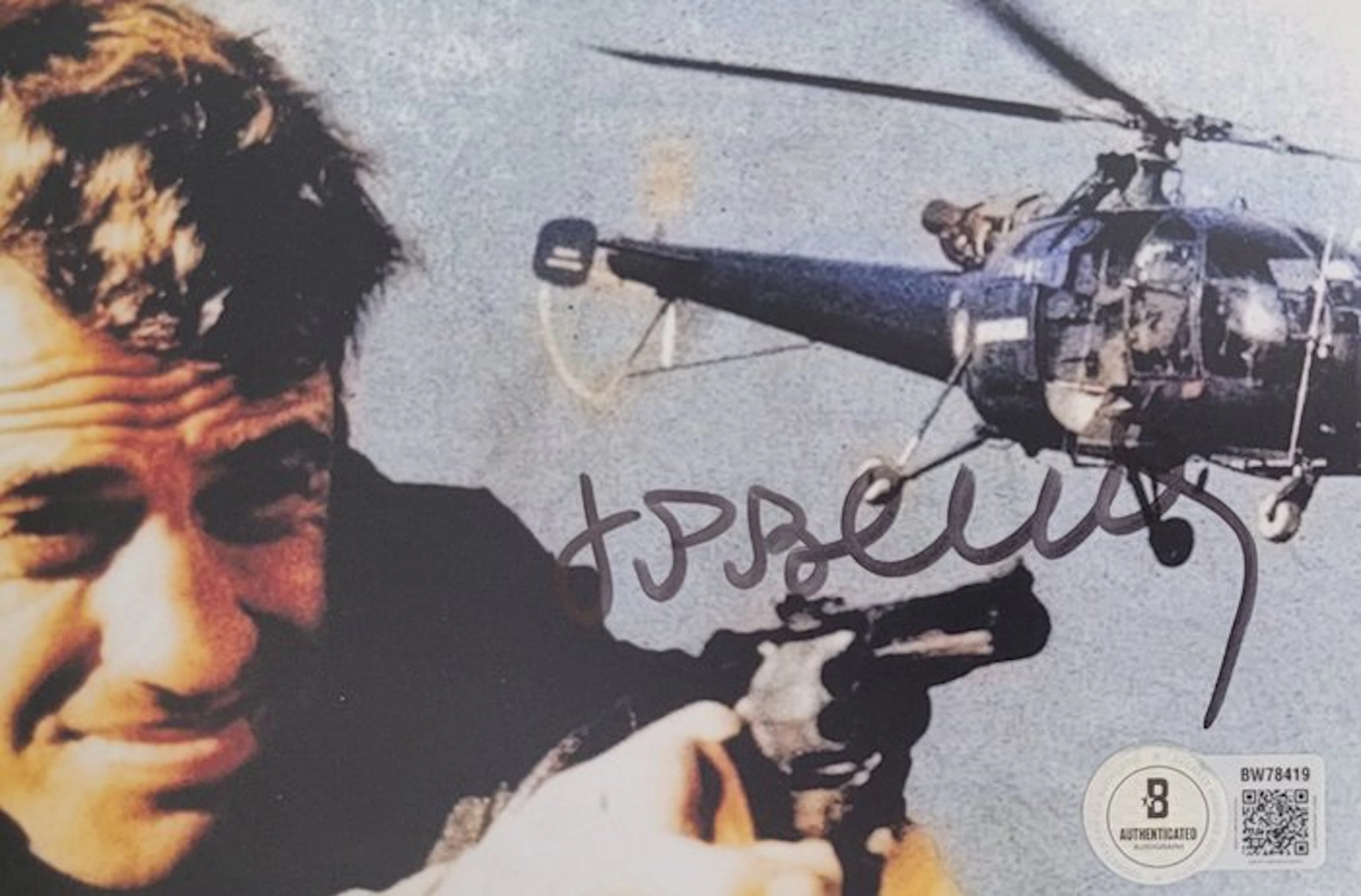 French Actor - Signed by Jean Paul Belmondo - Autograph