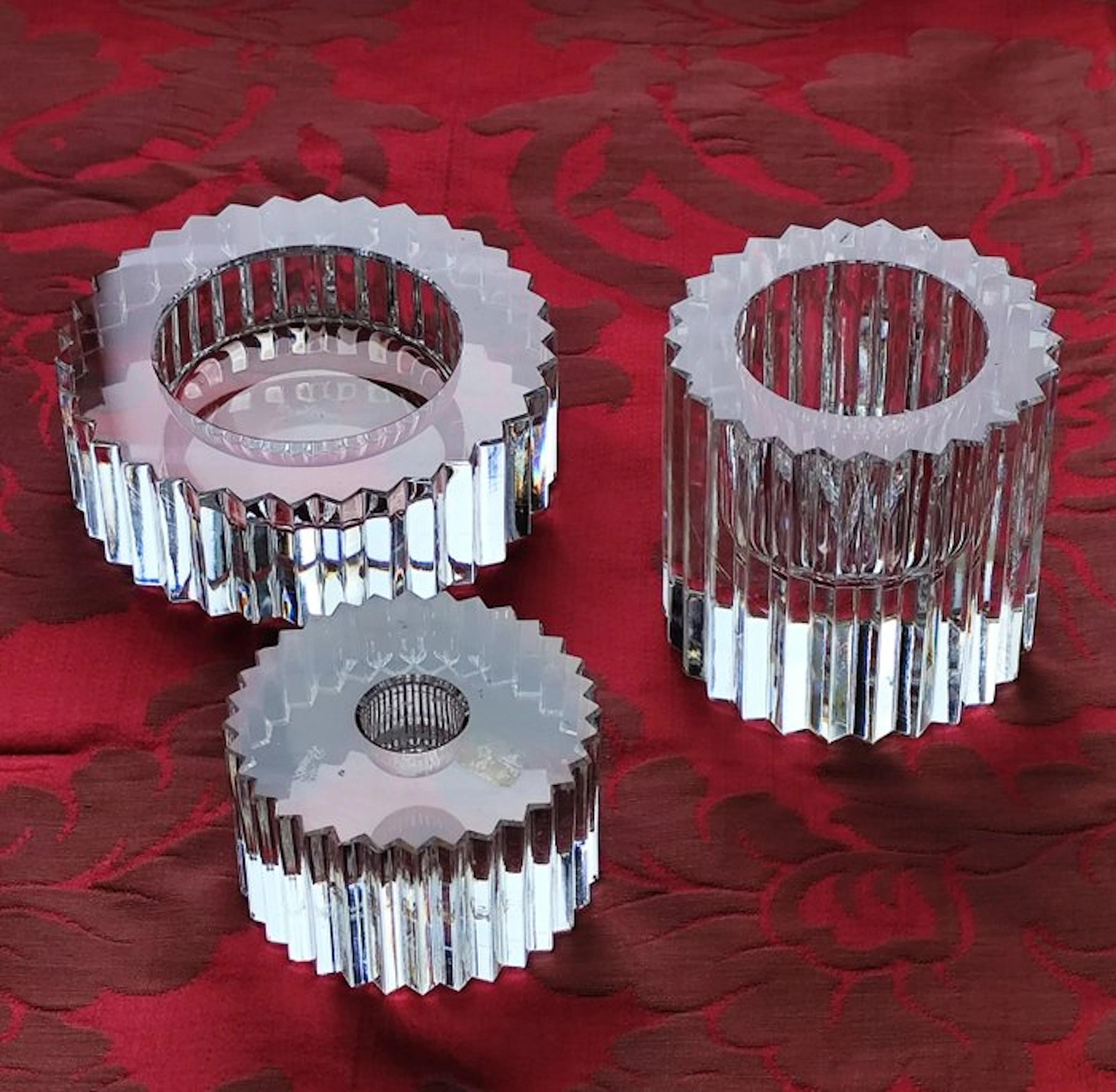 Rosenthal - Chamberstick (3) - Crystal - Premium candle holder