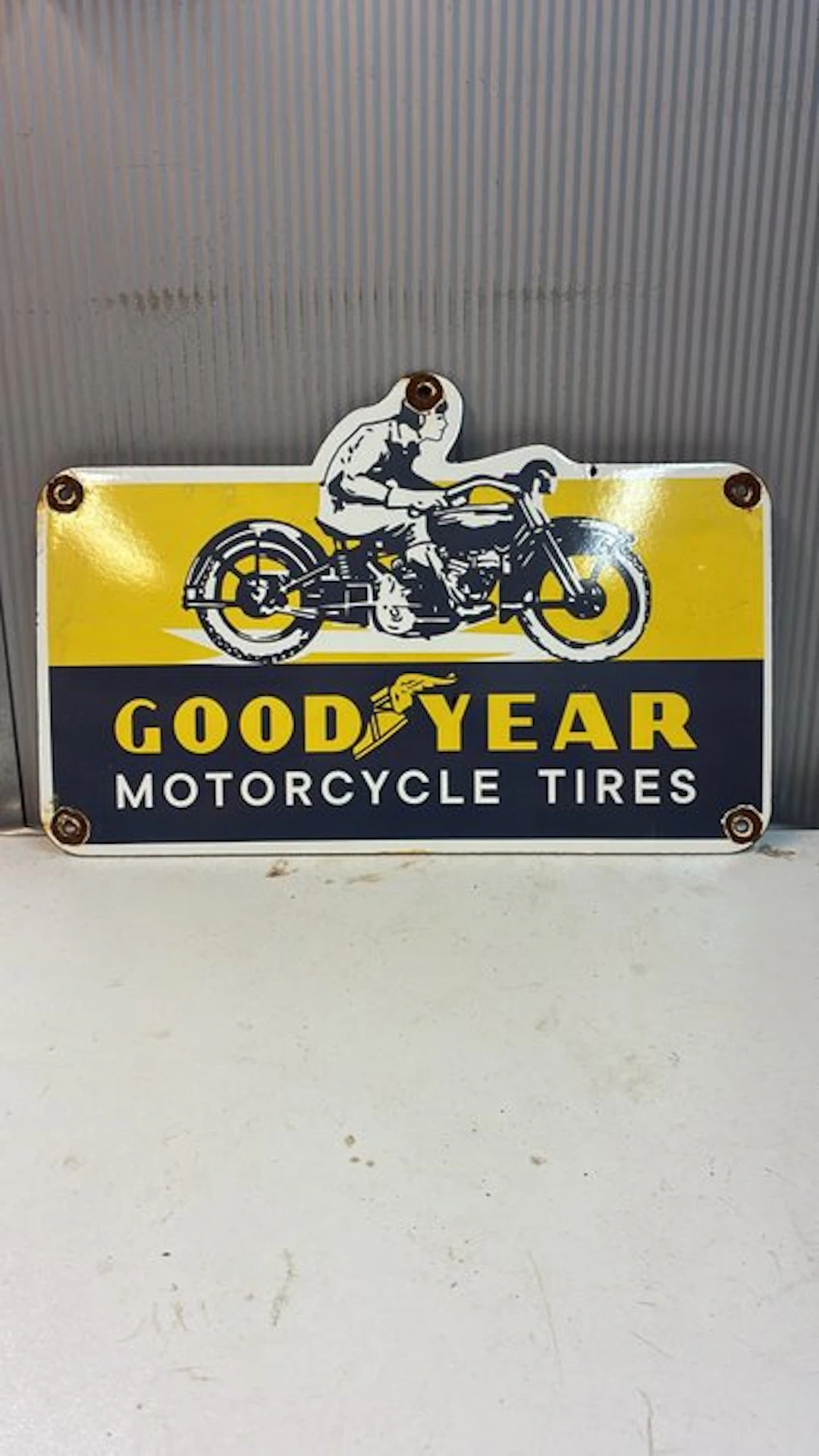 Goodyear Motorcycle Tires – Motorfiets – Emaille...