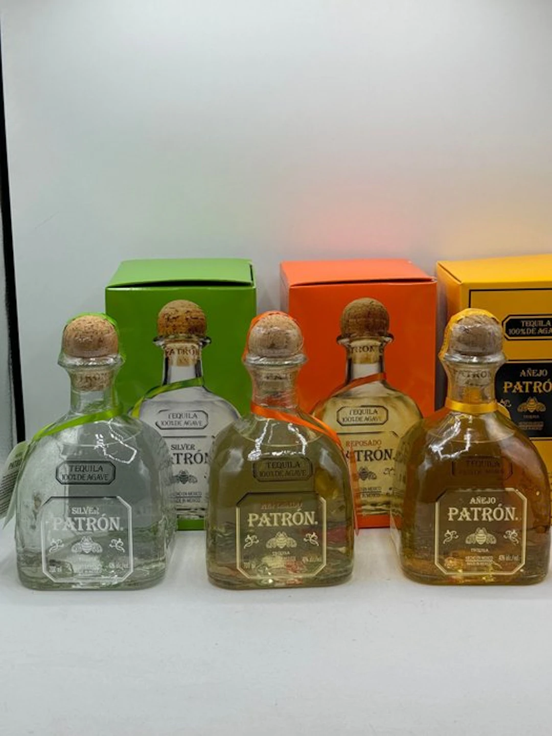Patrón - Silver, Reposado & Añejo - 70cl - 3 bottles