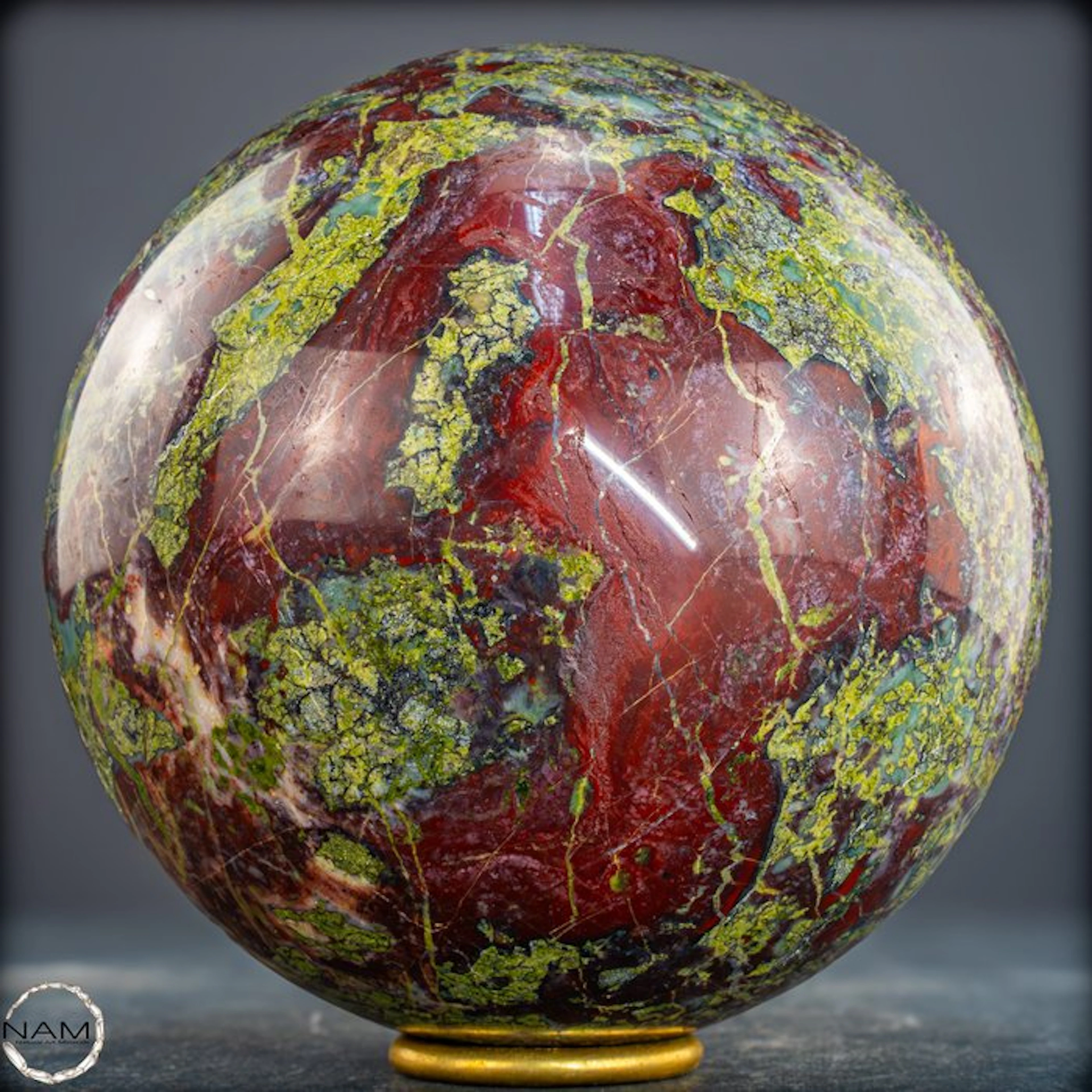 Dragon's Blood Jasper Sphere – The Sphere of Strength and Vitality- 3942.15 g