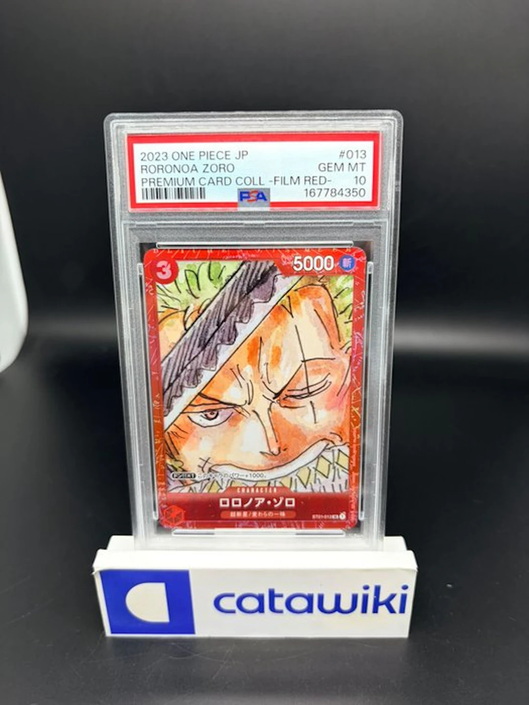 One Piece - 1 Graded card - Roronoa Zoro SR - ST01-013...
