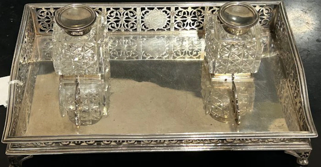 Mappin & Webb - Joseph & Horace Savory - Inkwell...
