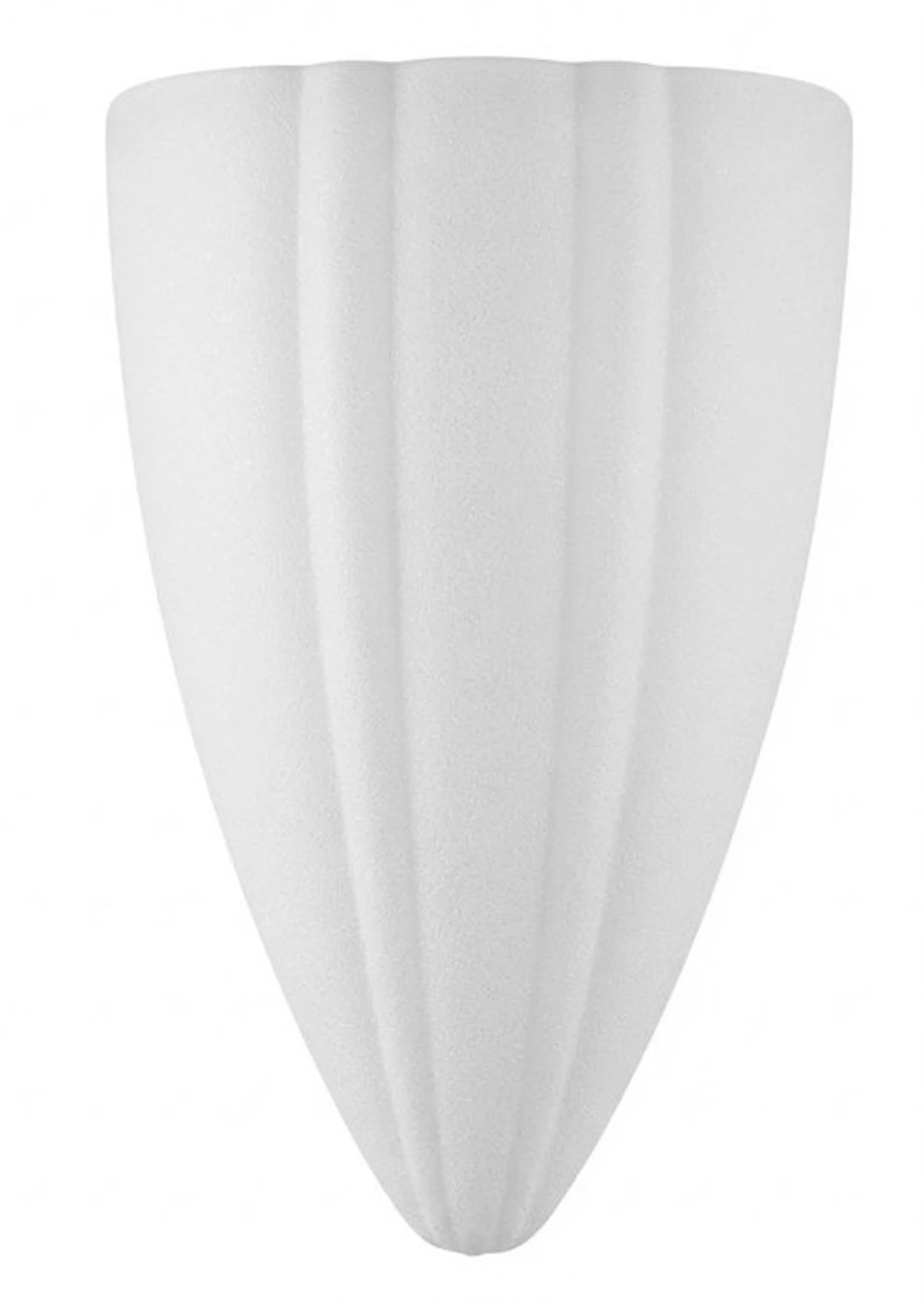 Wall sconce - Acid-etched / satin-finished - Glass lampshade