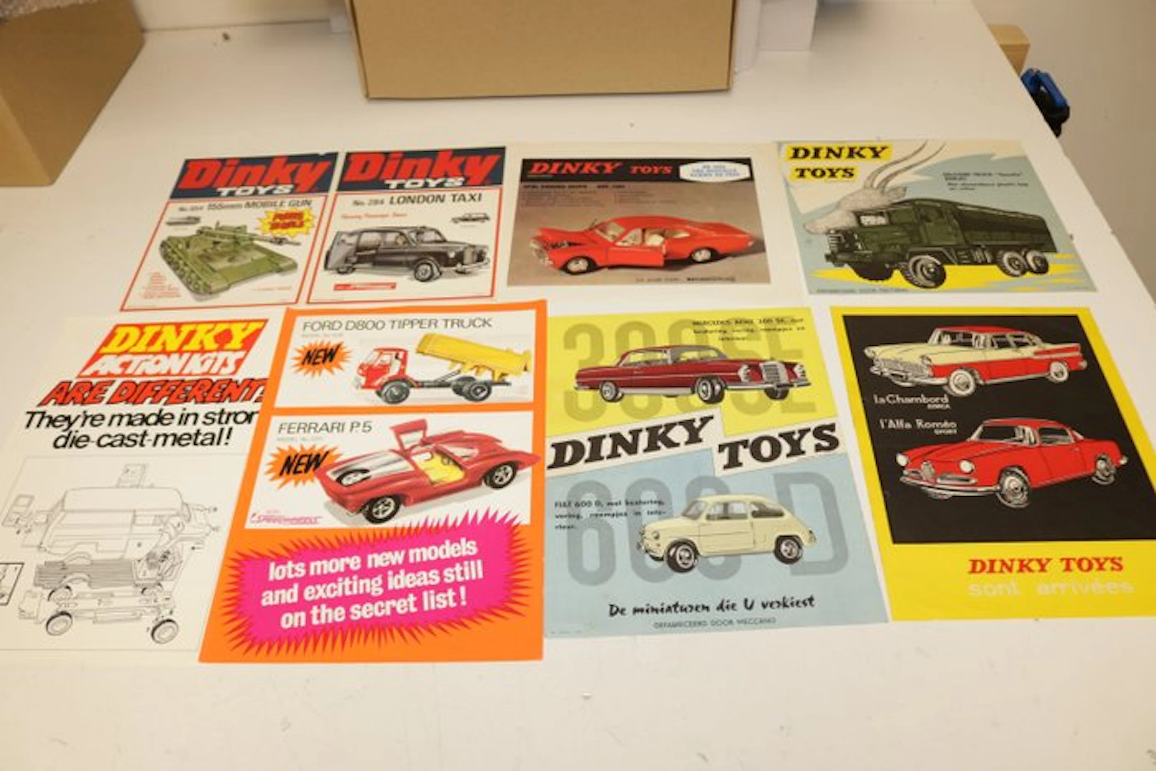 Dinky Toys 1:43 - Model car (9) - 9x Dinky Toys 1:43...