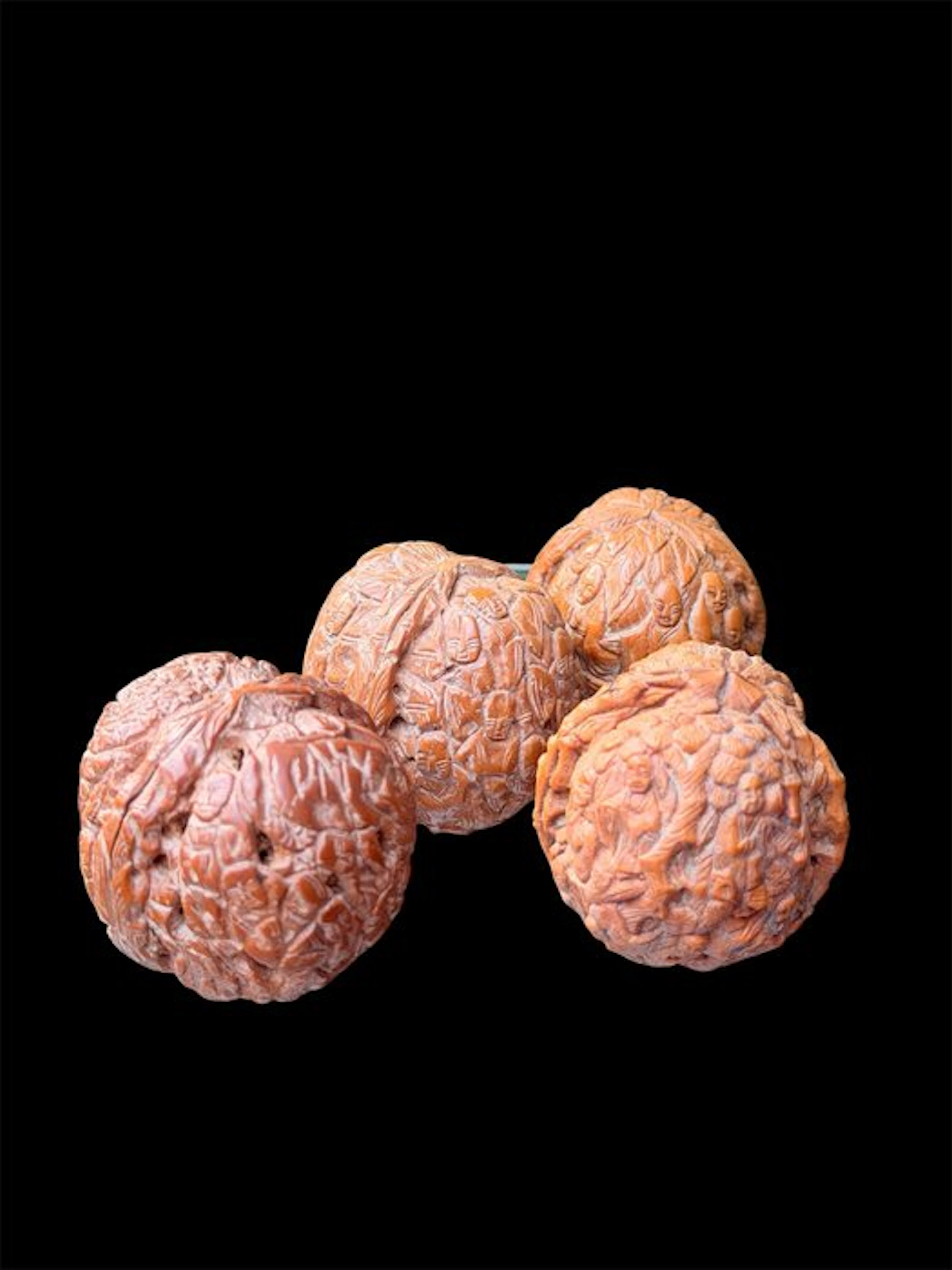 Four Nuts Sculpture - China - 20th century