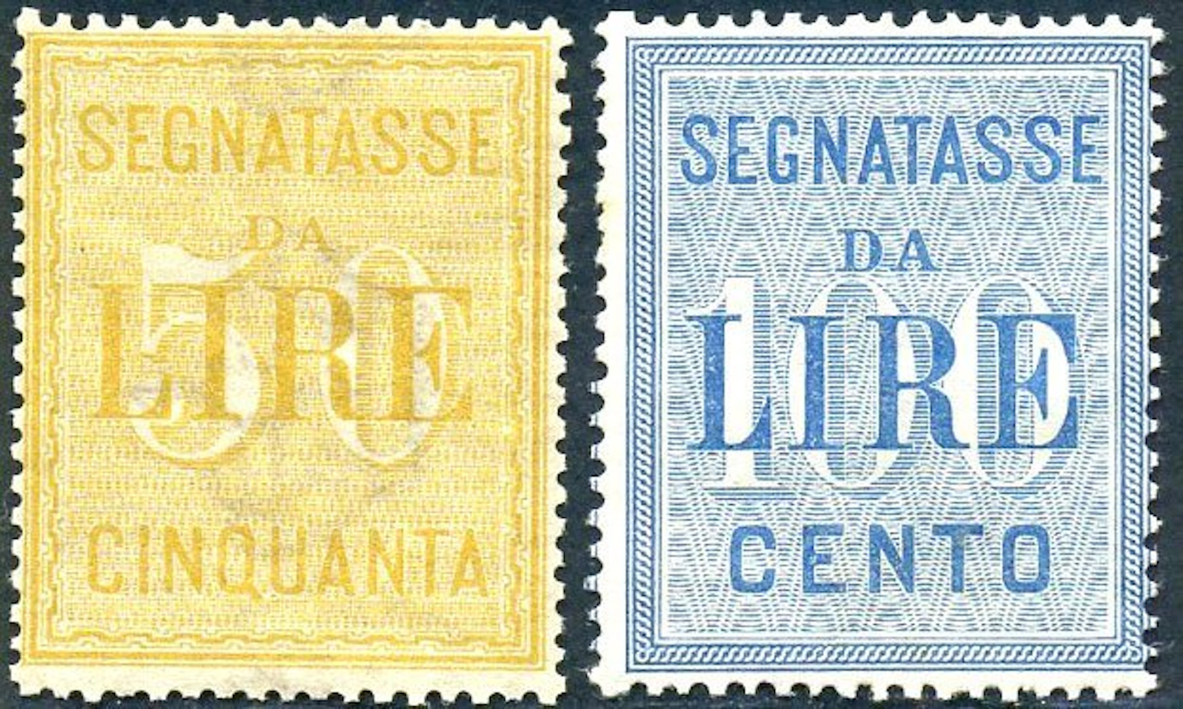 Italy Kingdom 1903 - Complete series of 2 values. Well centered. -