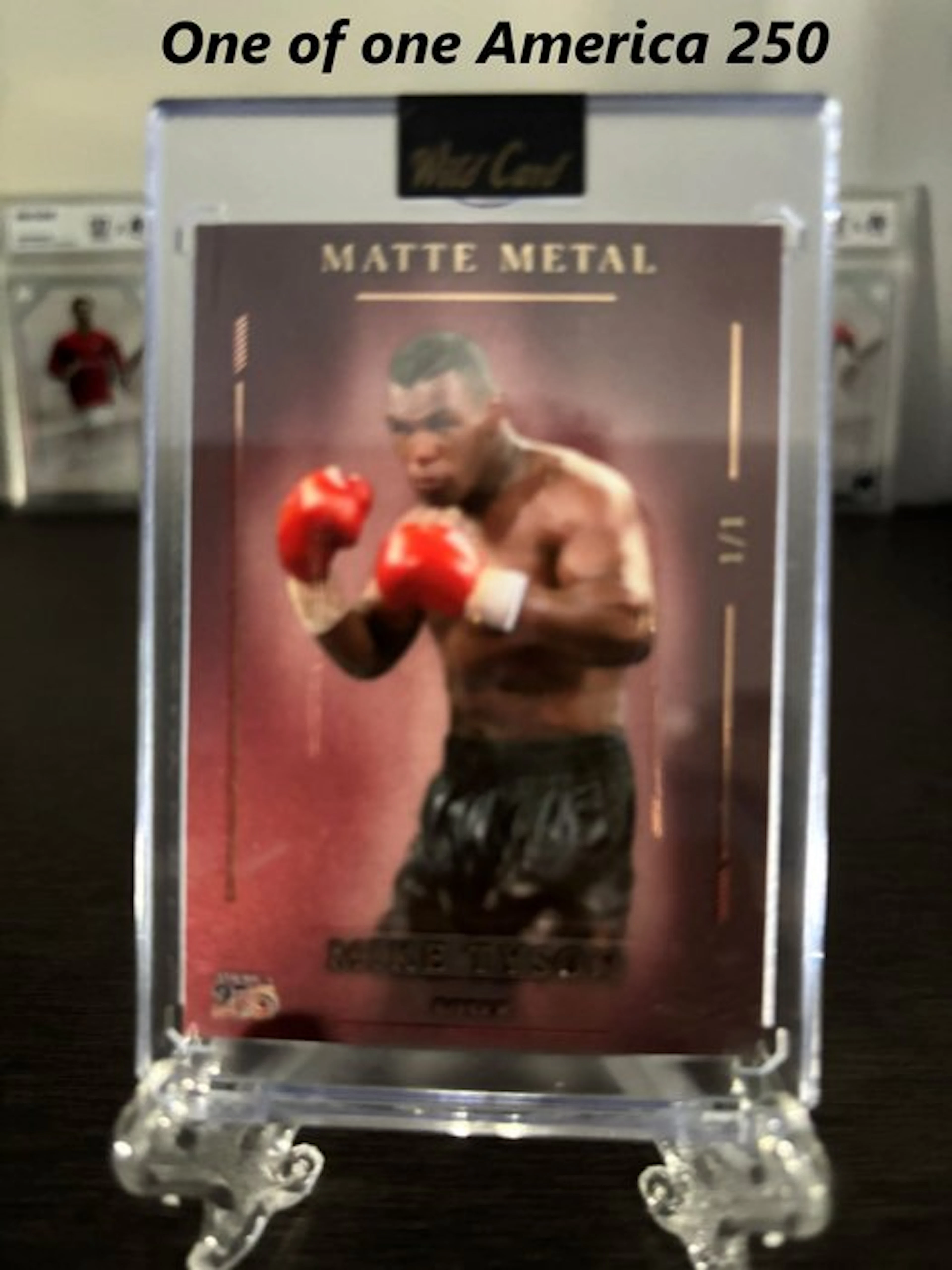 Wild America 250 Mike Tyson One of one, Limited edition - 1 Card - Mint (M)