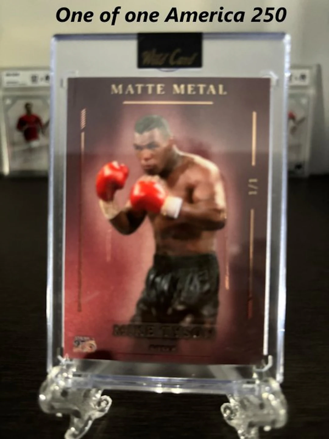 Wild America 250 Mike Tyson One of one, Limited edition - 1 Card - Mint (M)