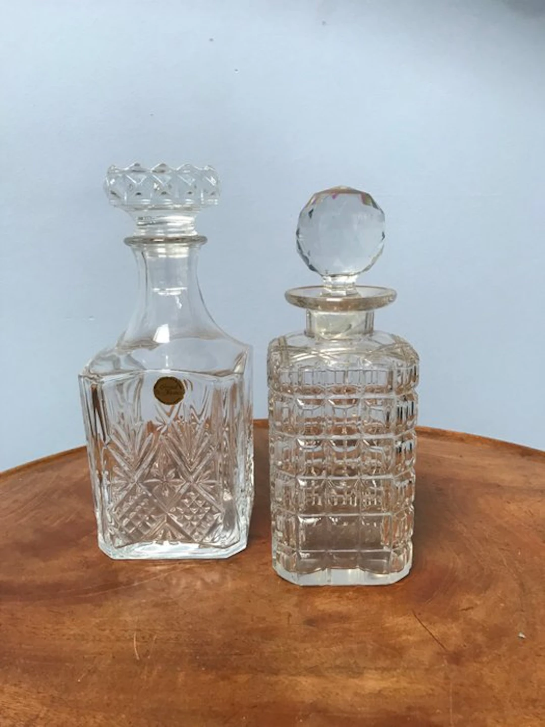 Decanter (2) - Crystal - Whisky carafes