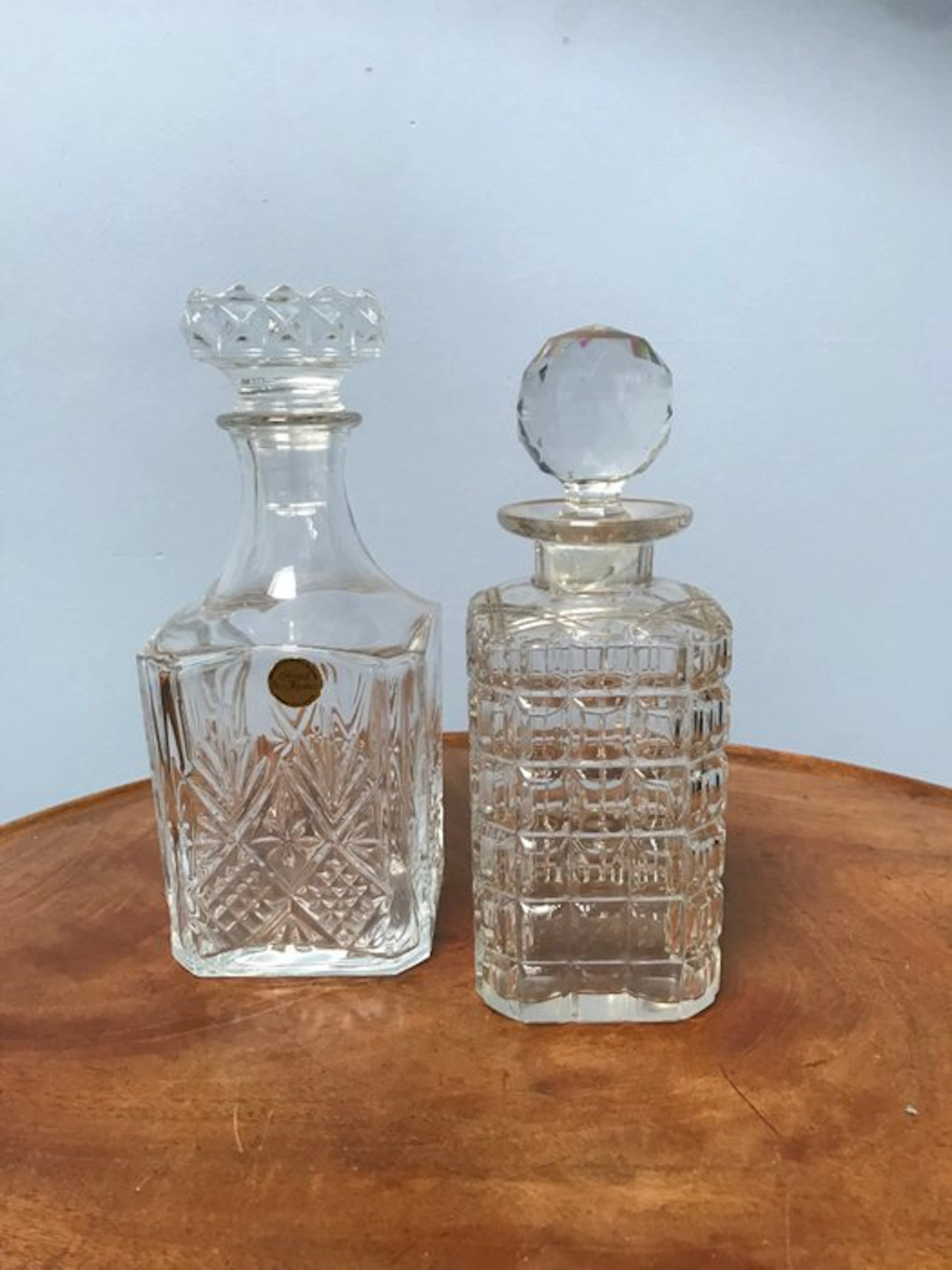 Decanter (2) - Crystal - Whisky carafes