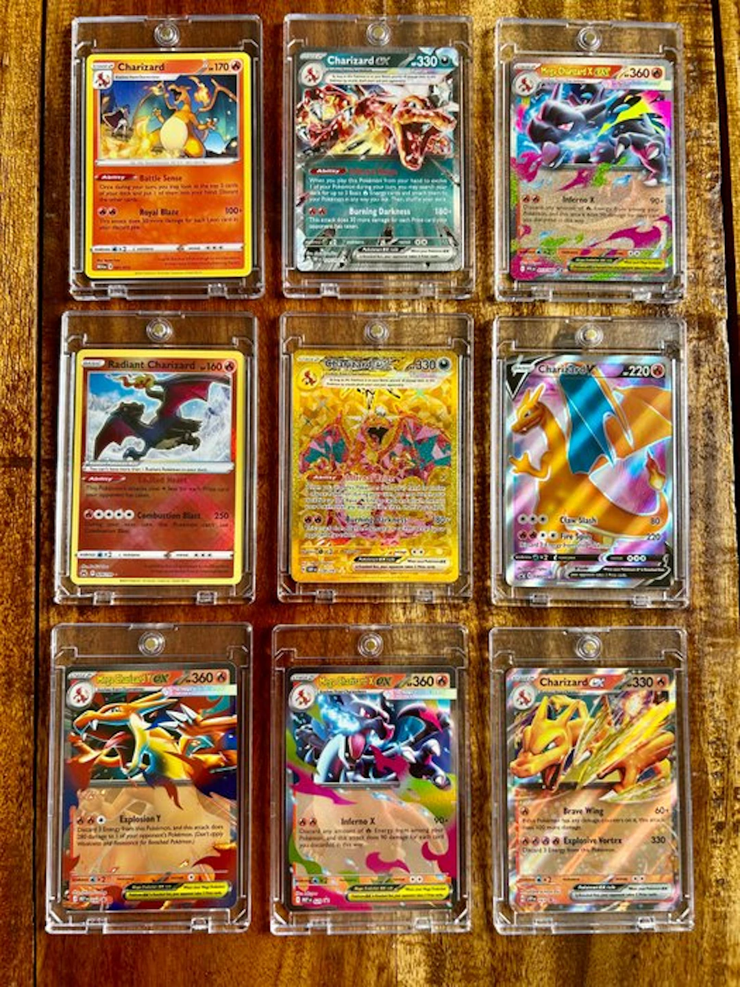 Pokémon - 9 Card - Charizard Collection Full art