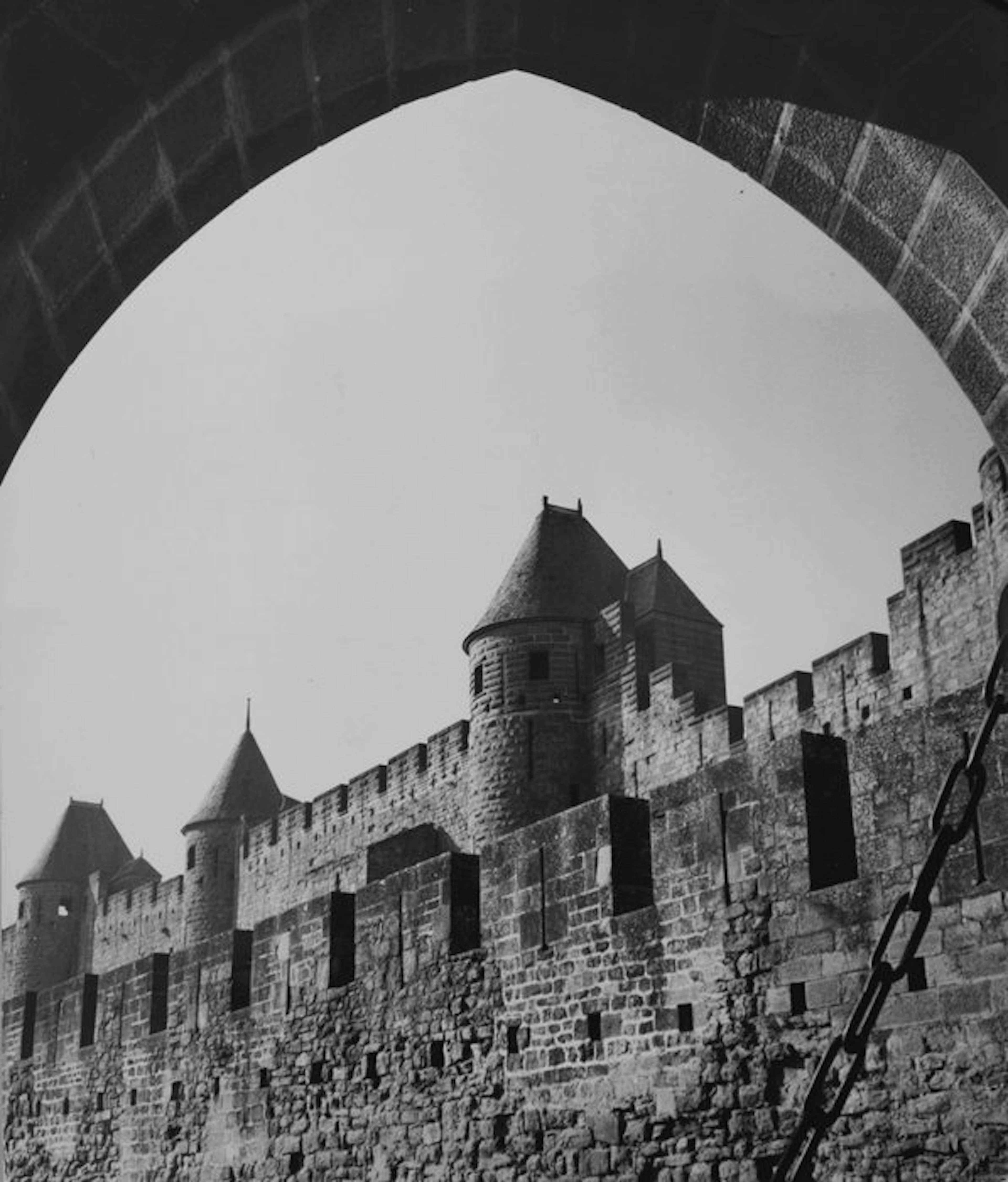 Jean Ribiere 1922 - 1989 - La Cité de Carcassonne - 1958