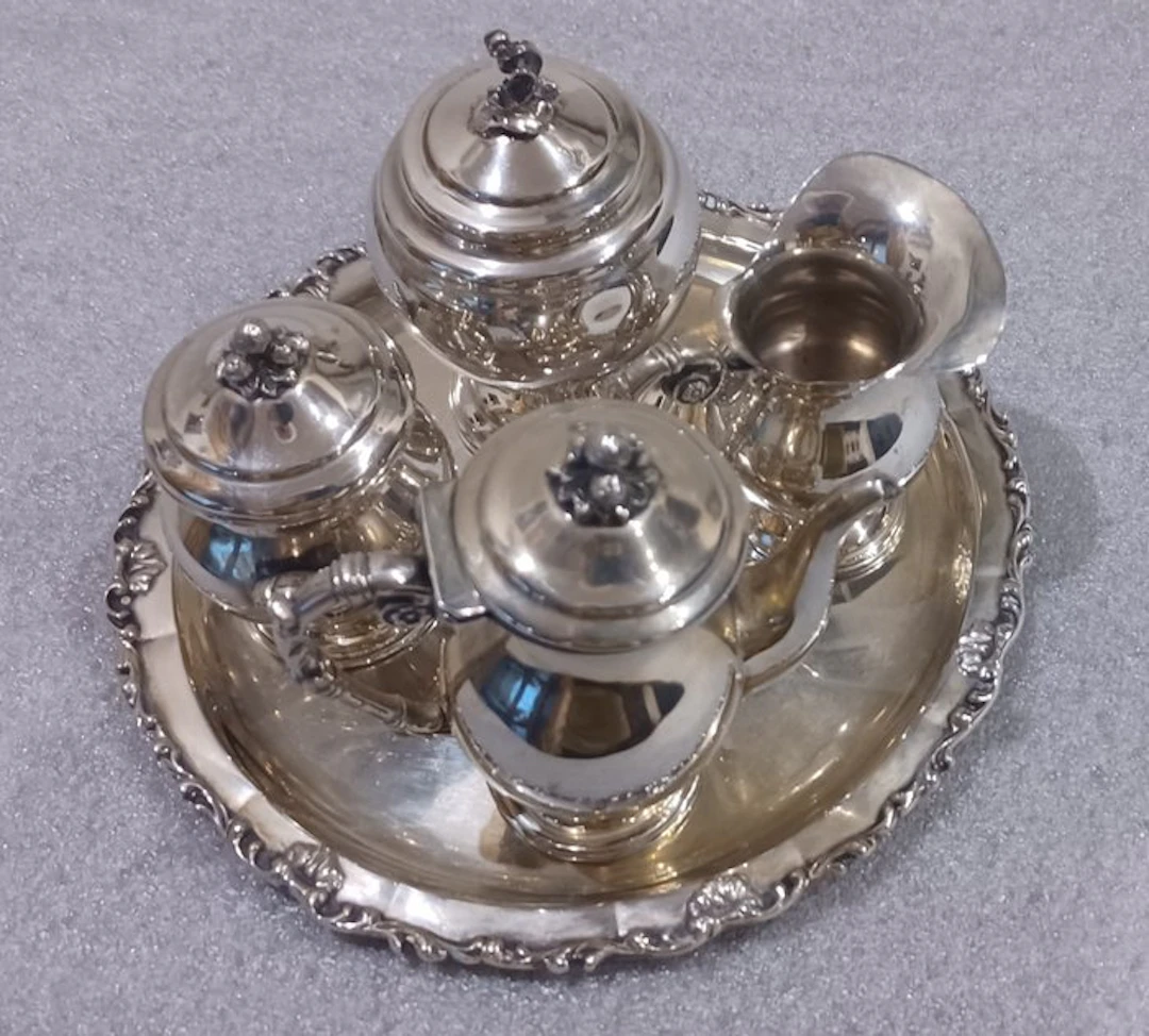 Coffee and tea service (5) - .800 silver