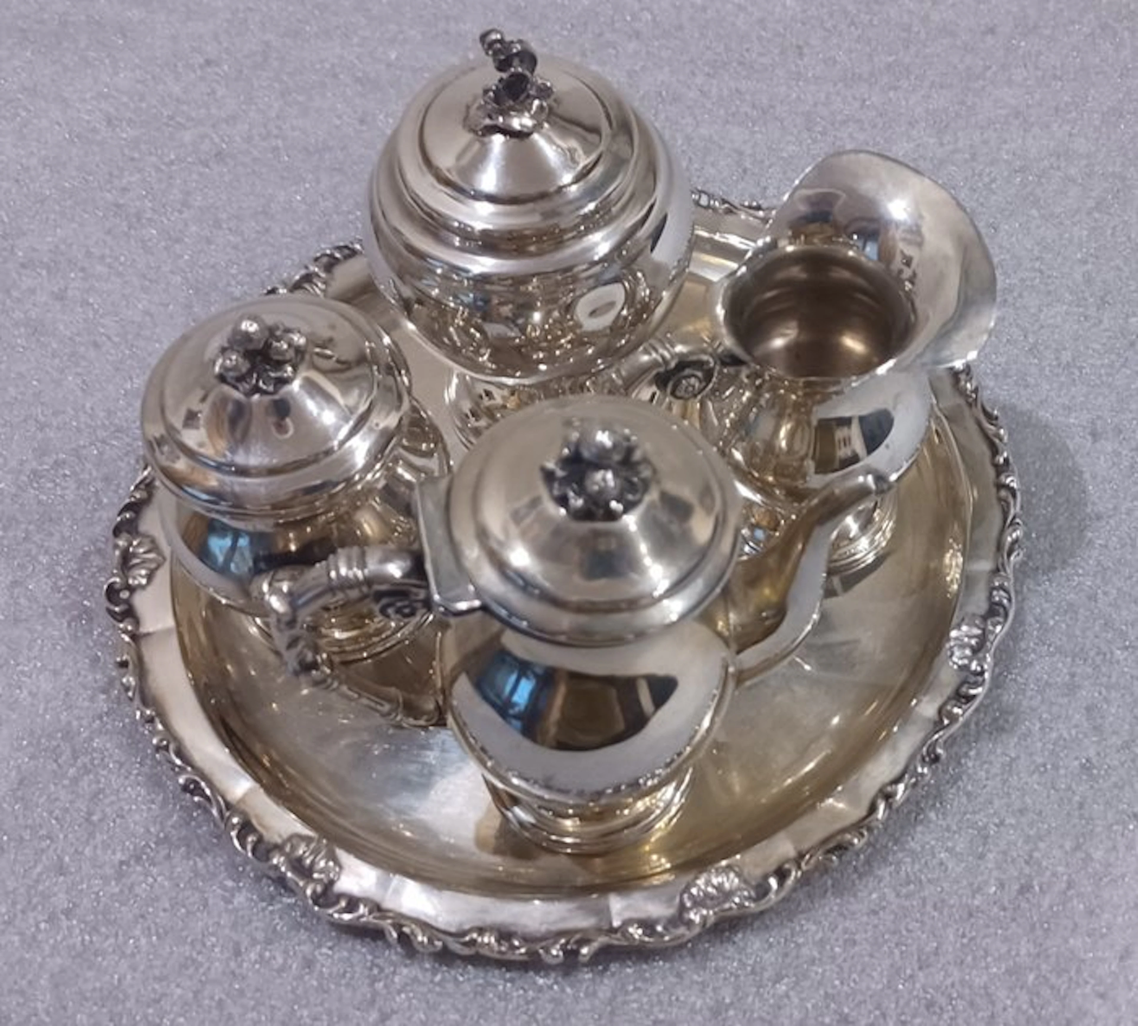Coffee and tea service (5) - .800 silver