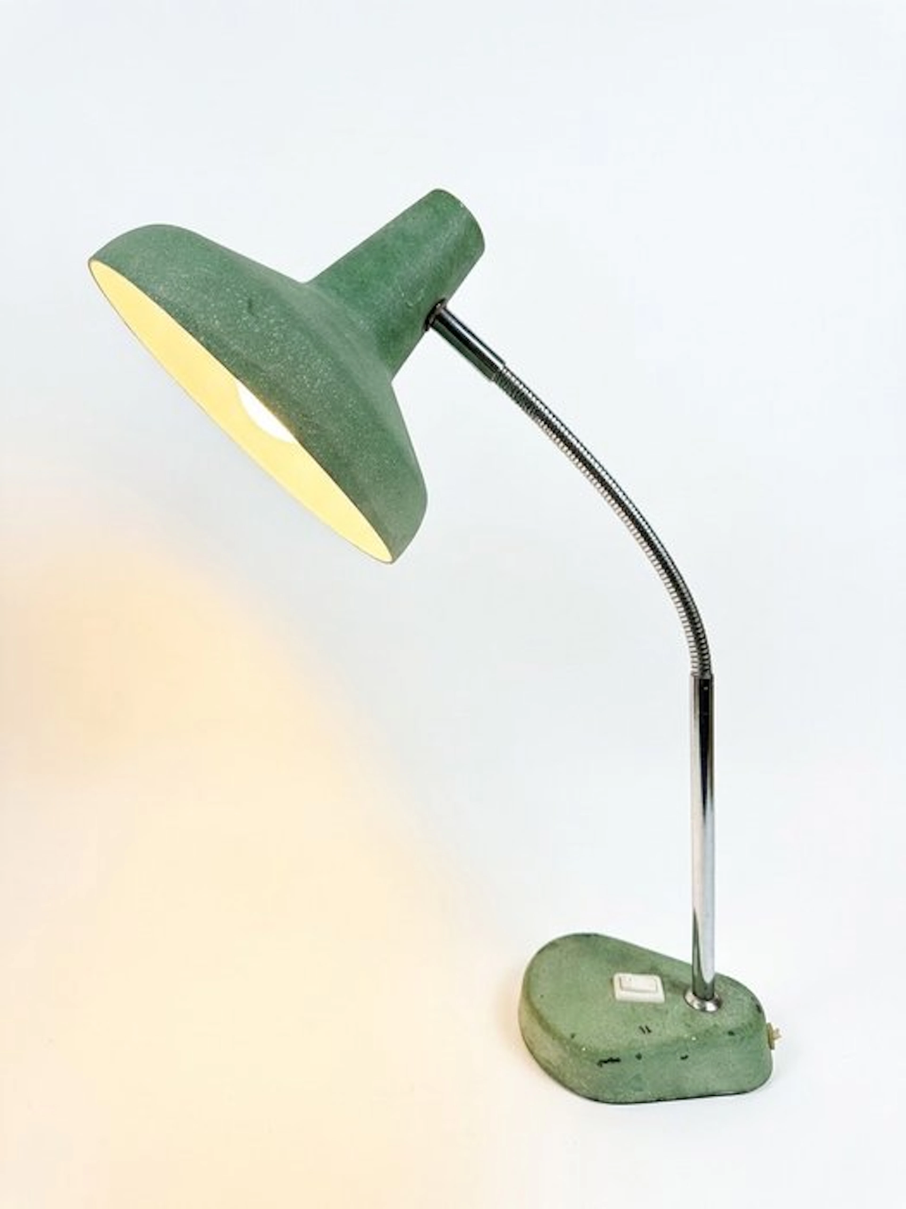 Aluminor - Aluminor - Lamp - Metal, Rilsanite - Vintage cobra-type lamp
